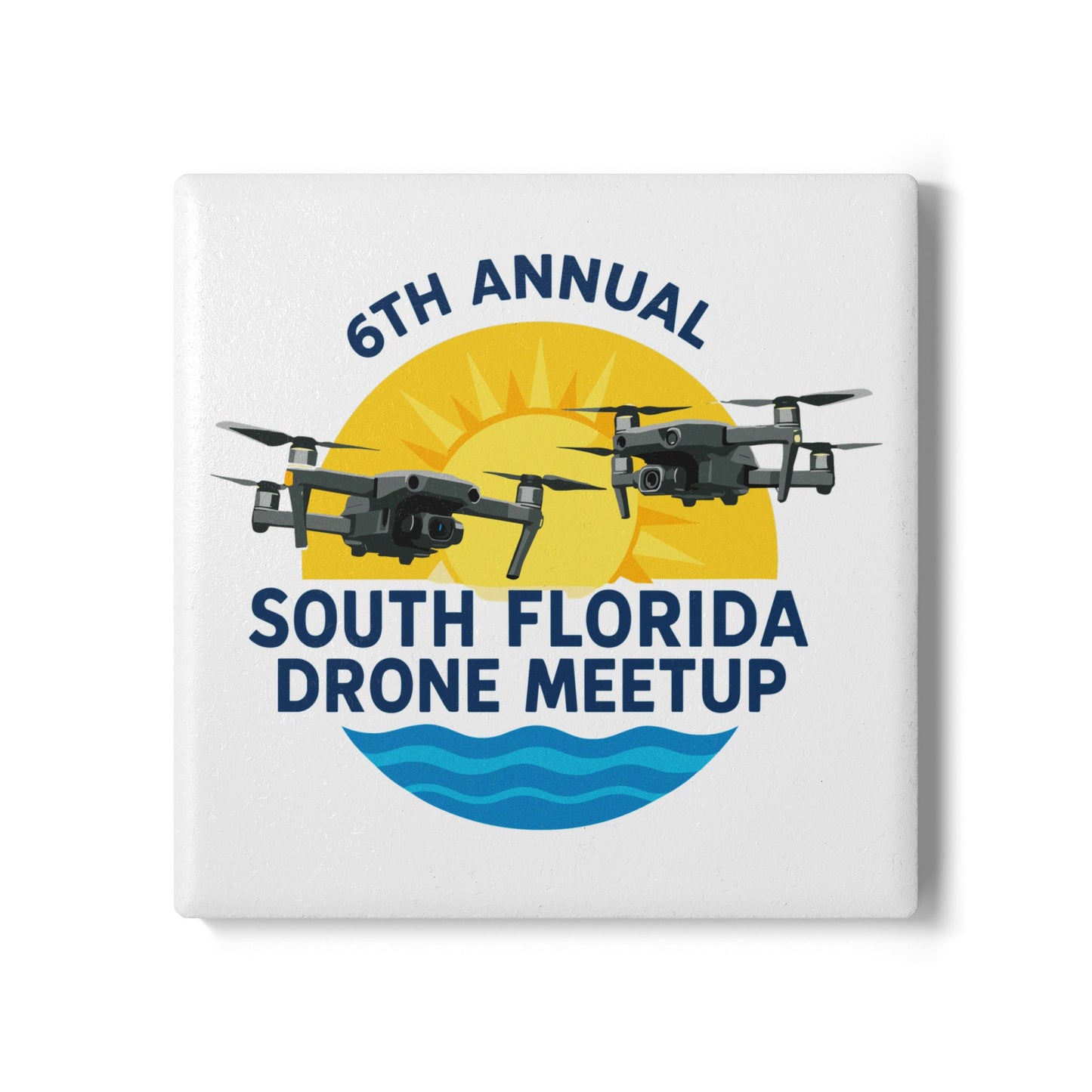 6th Annual South Florida Drone Meetup Ceramic Coaster