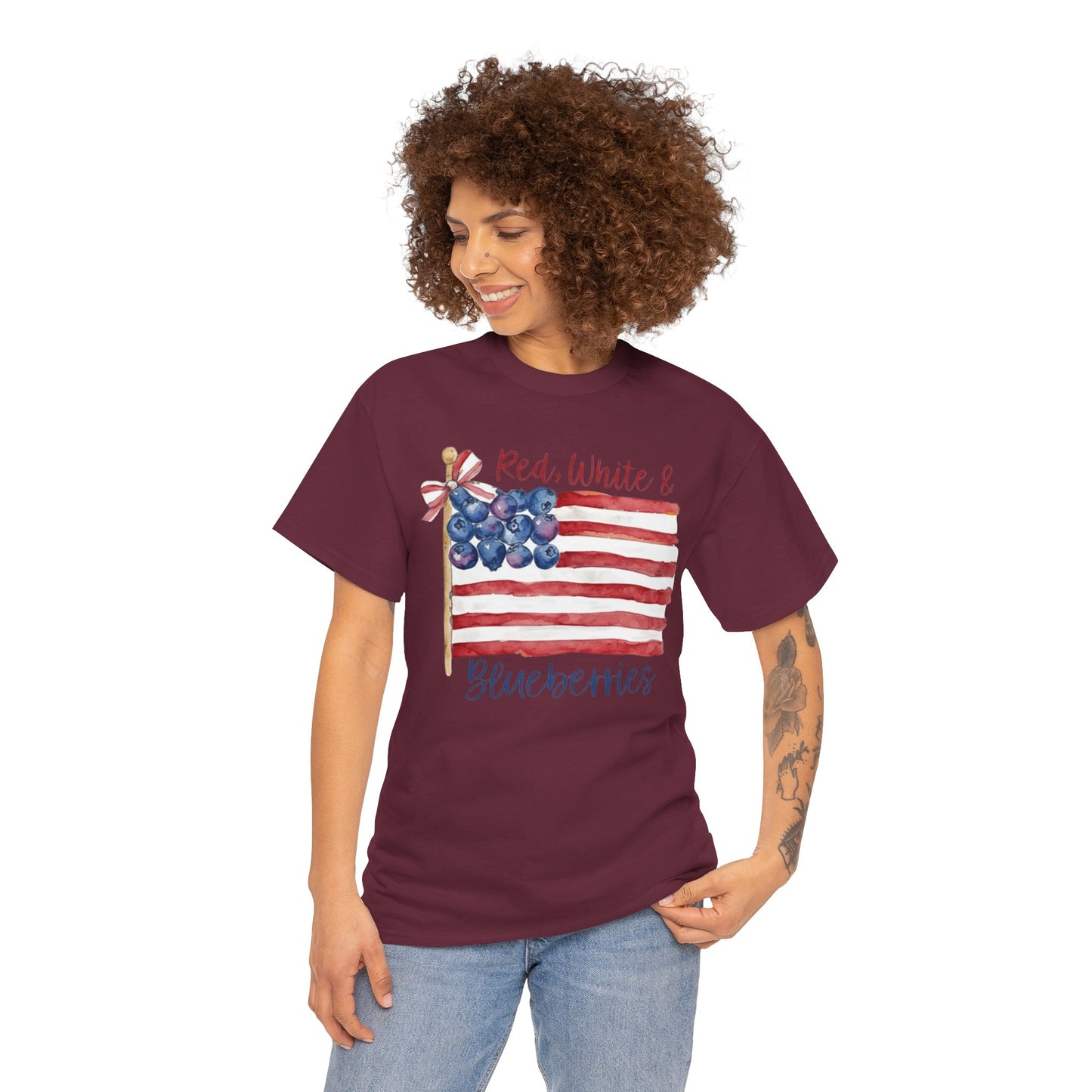 Red, White & Blueberries Tee