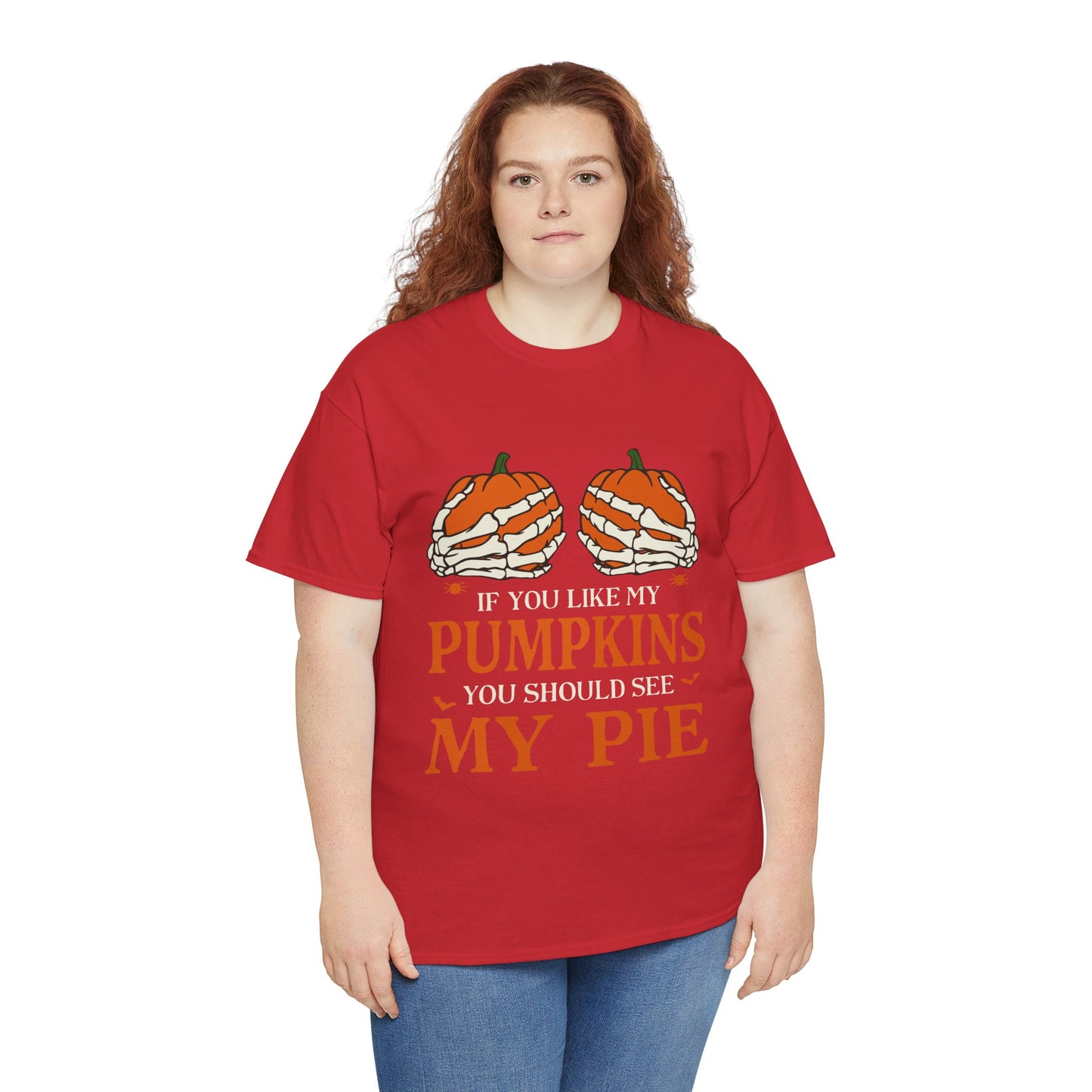 Funny Pumpkin Pie Tee, Halloween Shirt, Fall Fashion, Unisex Graphic Tee, Gift for Thanksgiving, Autumn Apparel