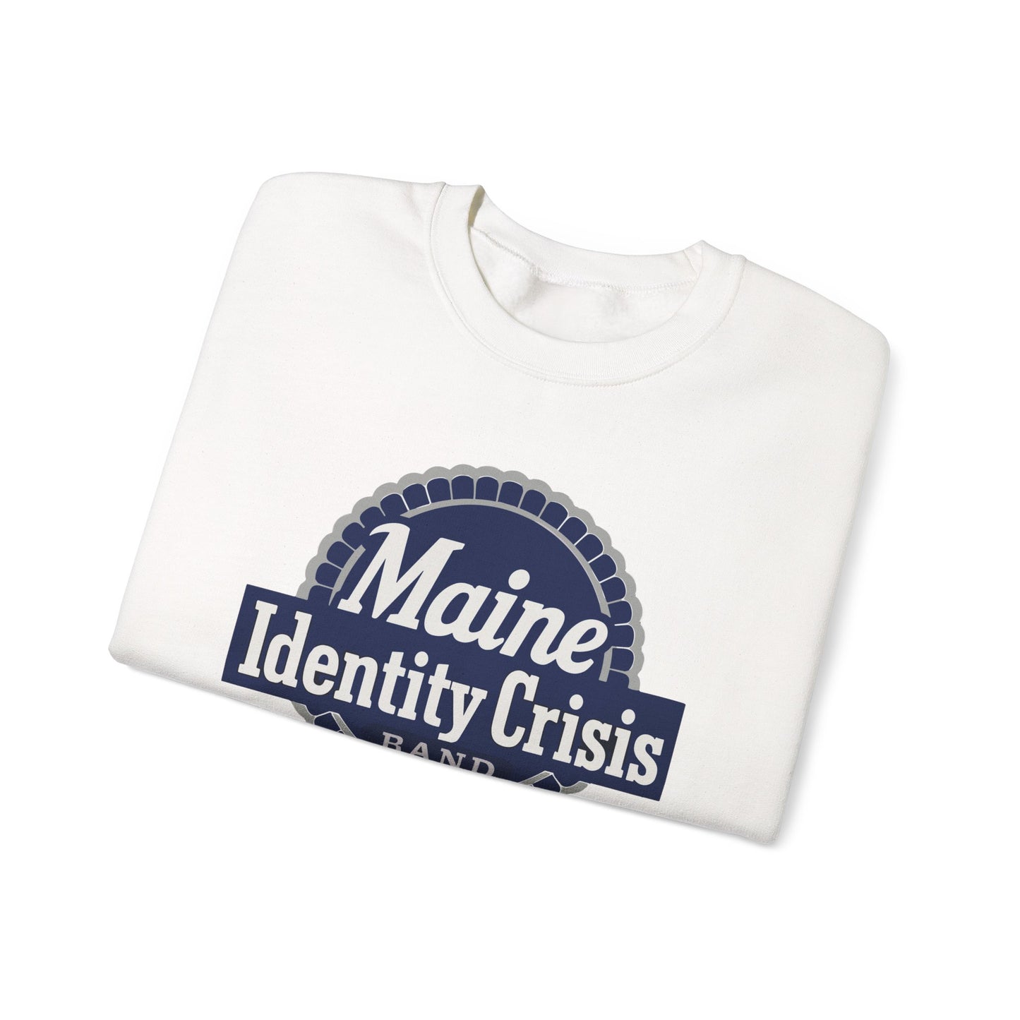Identity Crisis Unisex Crewneck Sweatshirt Pabst Blue Ribbon Edition