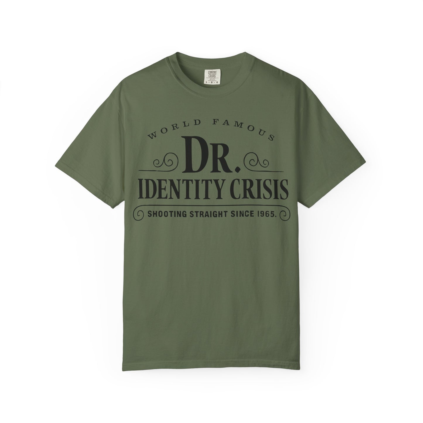 Unisex Identity Crisis T-shirt Dr. McGillicuddy's Edition