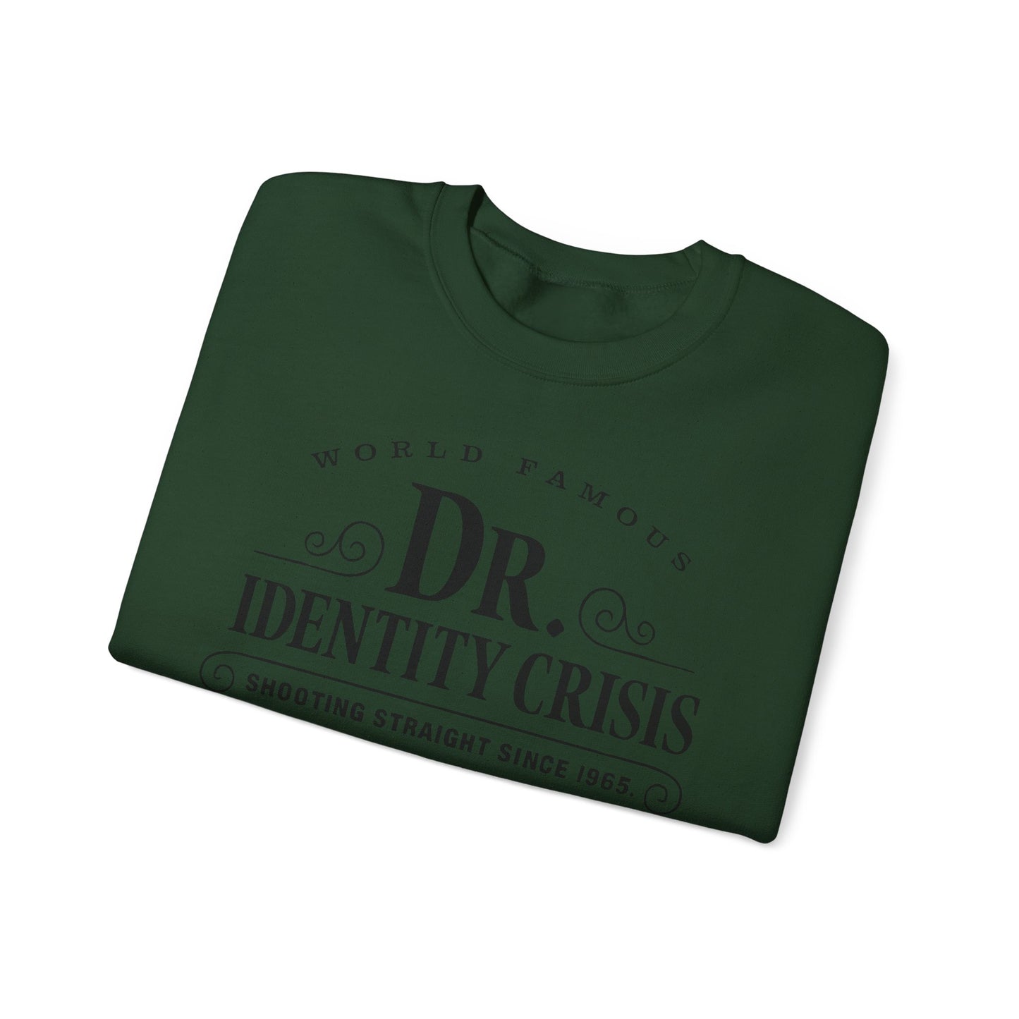 Identity Crisis Unisex Crewneck Sweatshirt Dr. McGillicuddy's Edition
