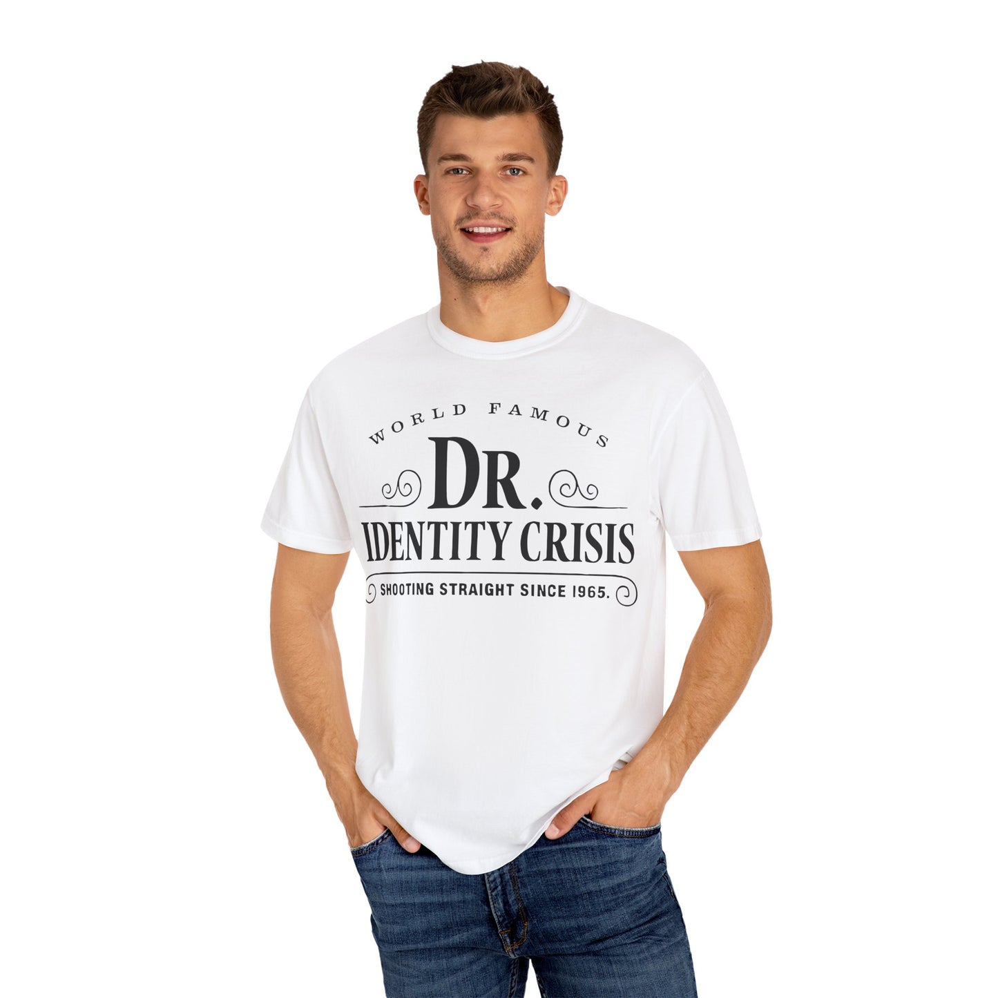 Unisex Identity Crisis T-shirt Dr. McGillicuddy's Edition