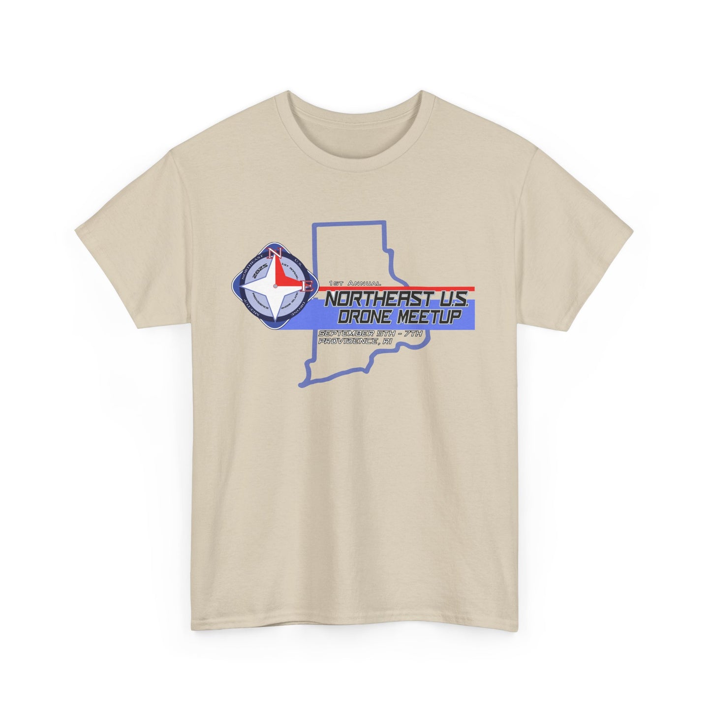 Inaugural Northeast Drone Meetup Unisex Tee, Drone