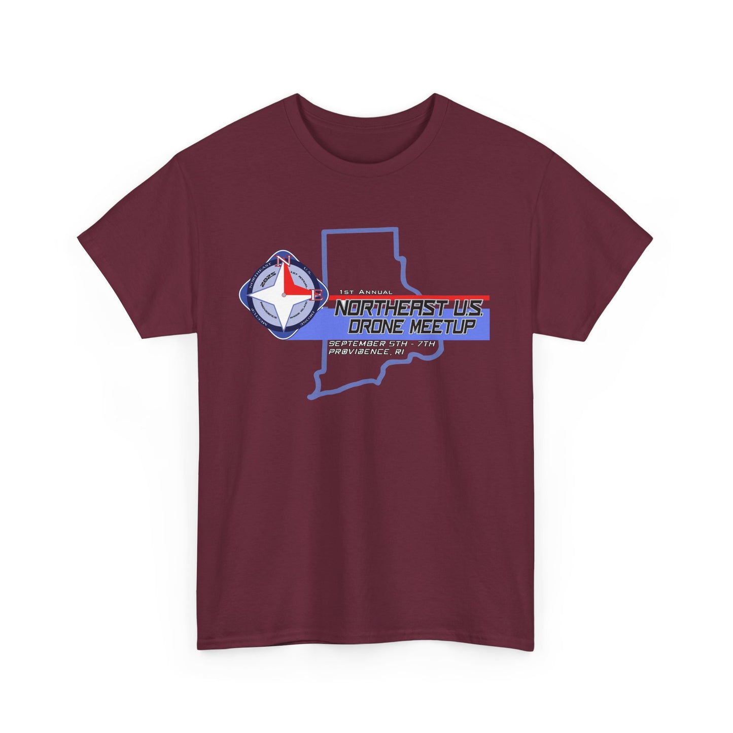Inaugural Northeast Drone Meetup Unisex Tee, Drone