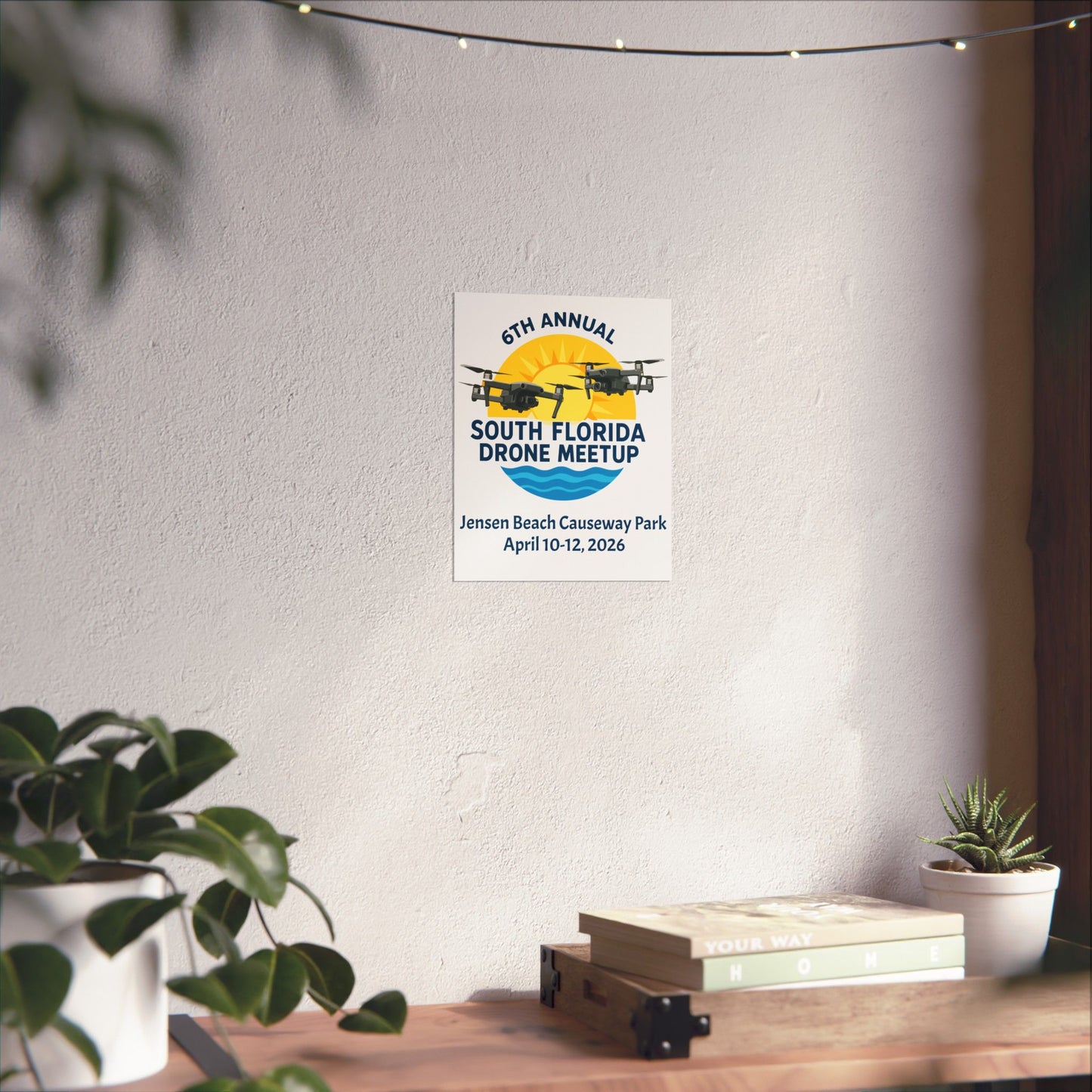 6th Annual South Florida Drone Meetup Poster