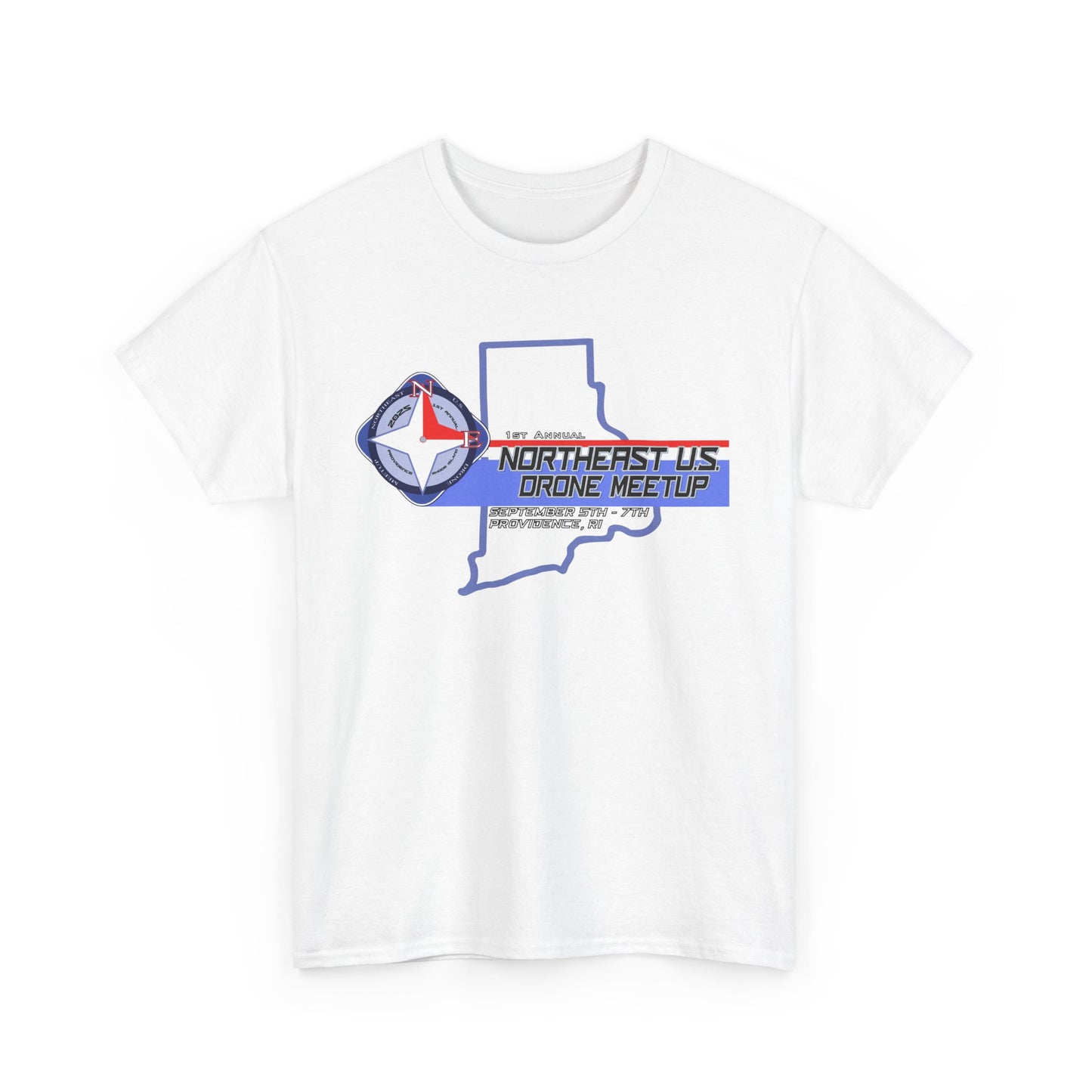 Inaugural Northeast Drone Meetup Unisex Tee, Drone