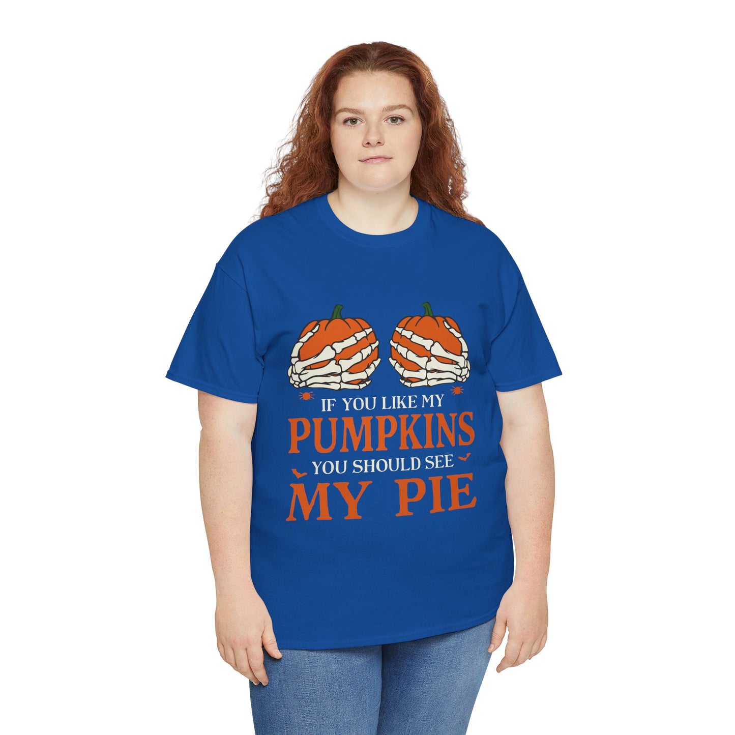 Funny Pumpkin Pie Tee, Halloween Shirt, Fall Fashion, Unisex Graphic Tee, Gift for Thanksgiving, Autumn Apparel