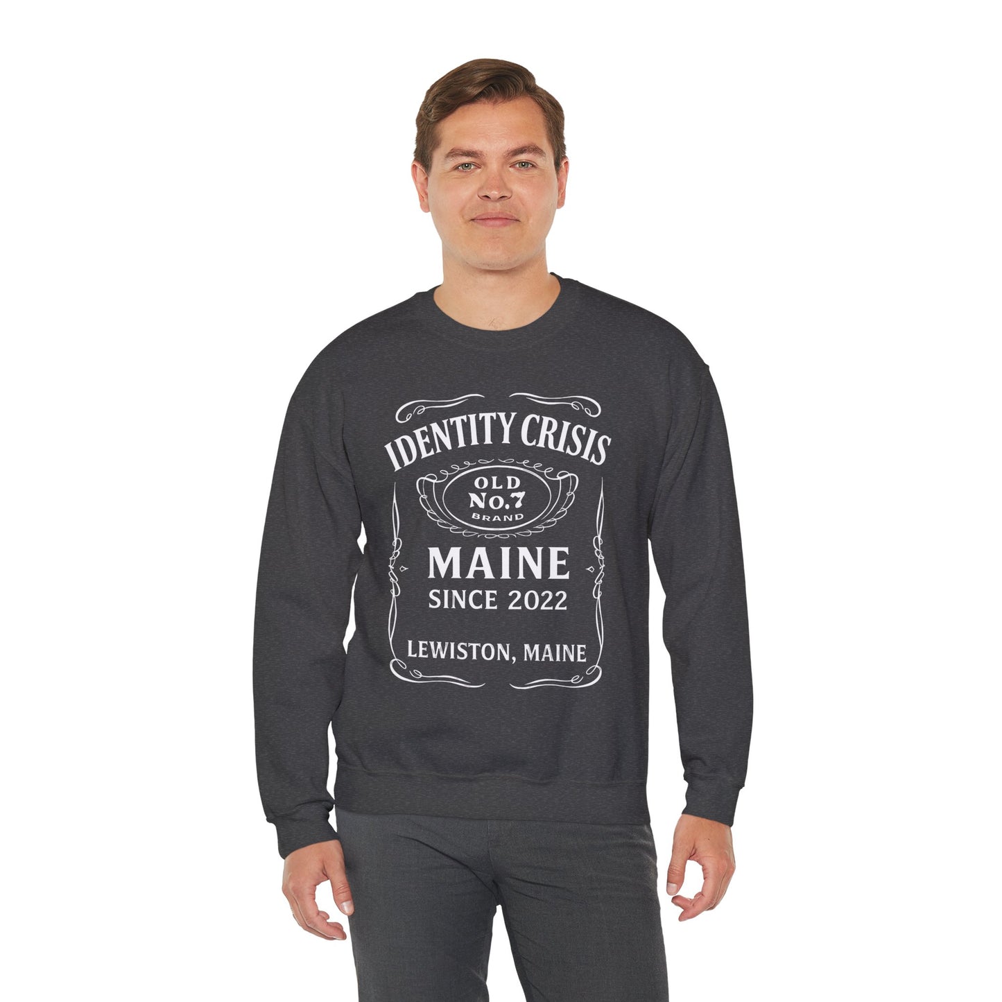Identity Crisis Unisex Crewneck Sweatshirt Jack Daniel's Edition