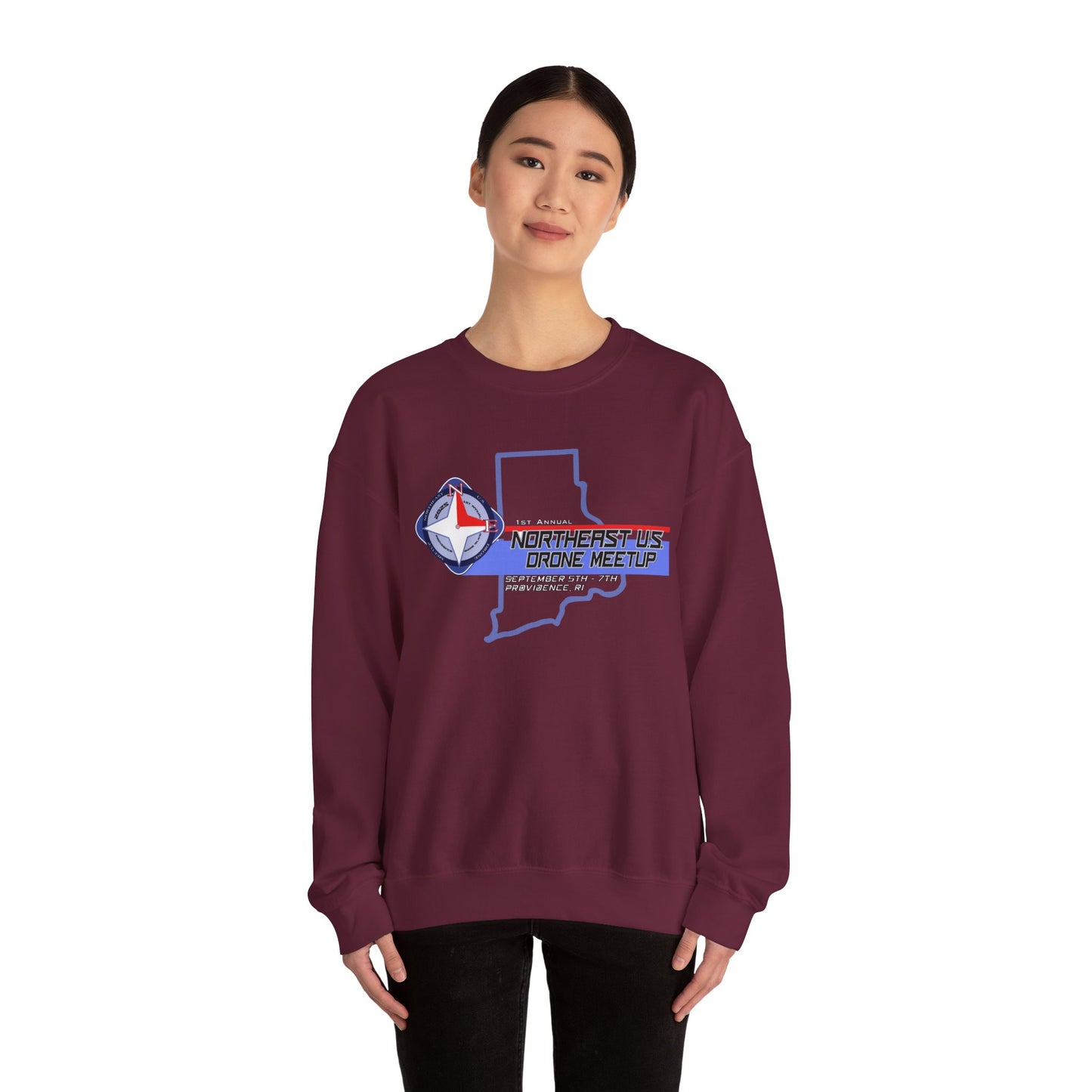 Inaugural Northeast Drone Meetup Crewneck Sweatshirt