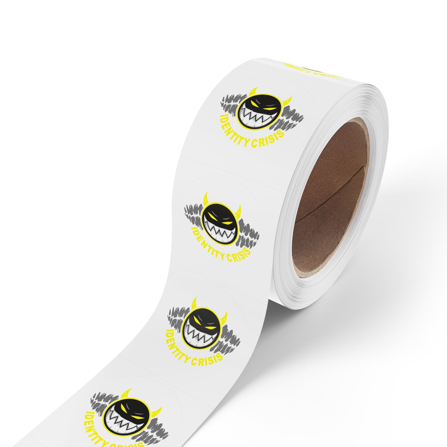 Identity Crisis Round Sticker Rolls