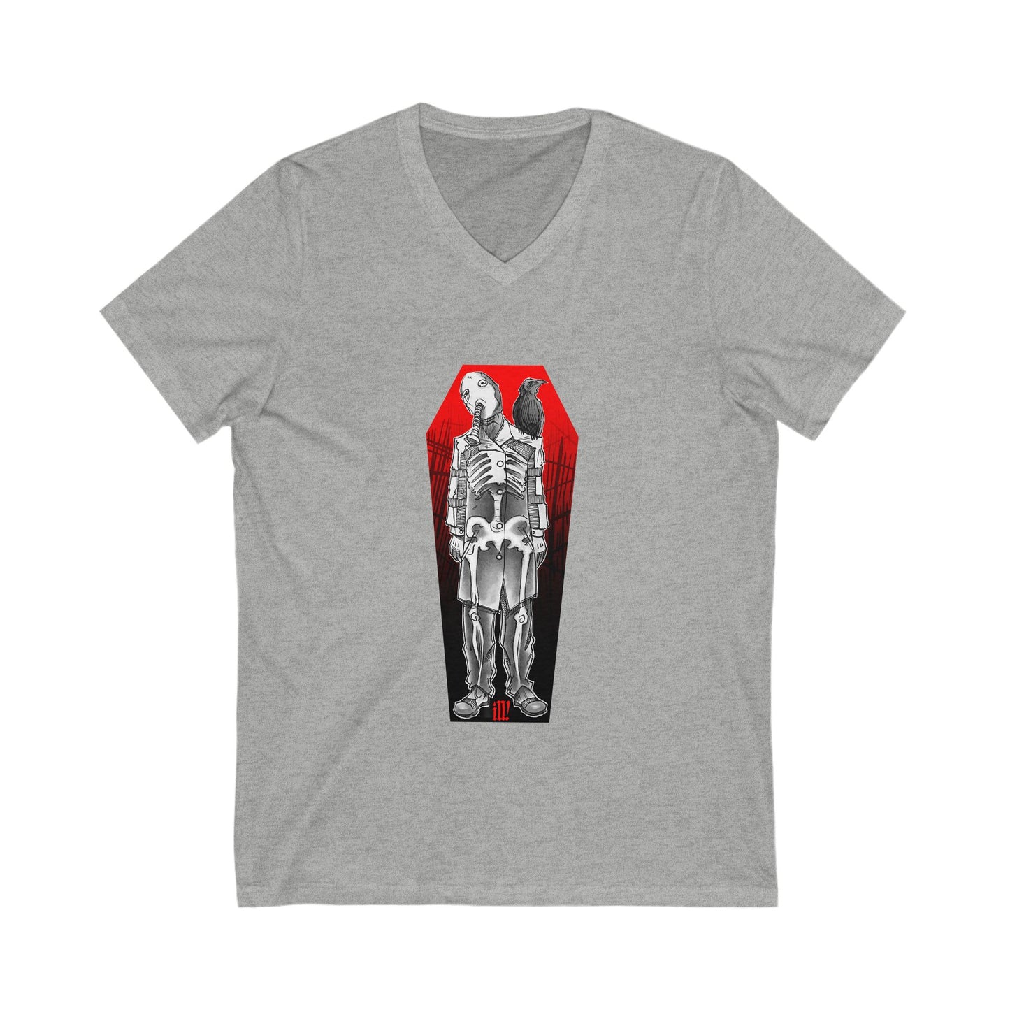 Ill! Artestry Coffin Dr. Nightmare V-Neck Tee