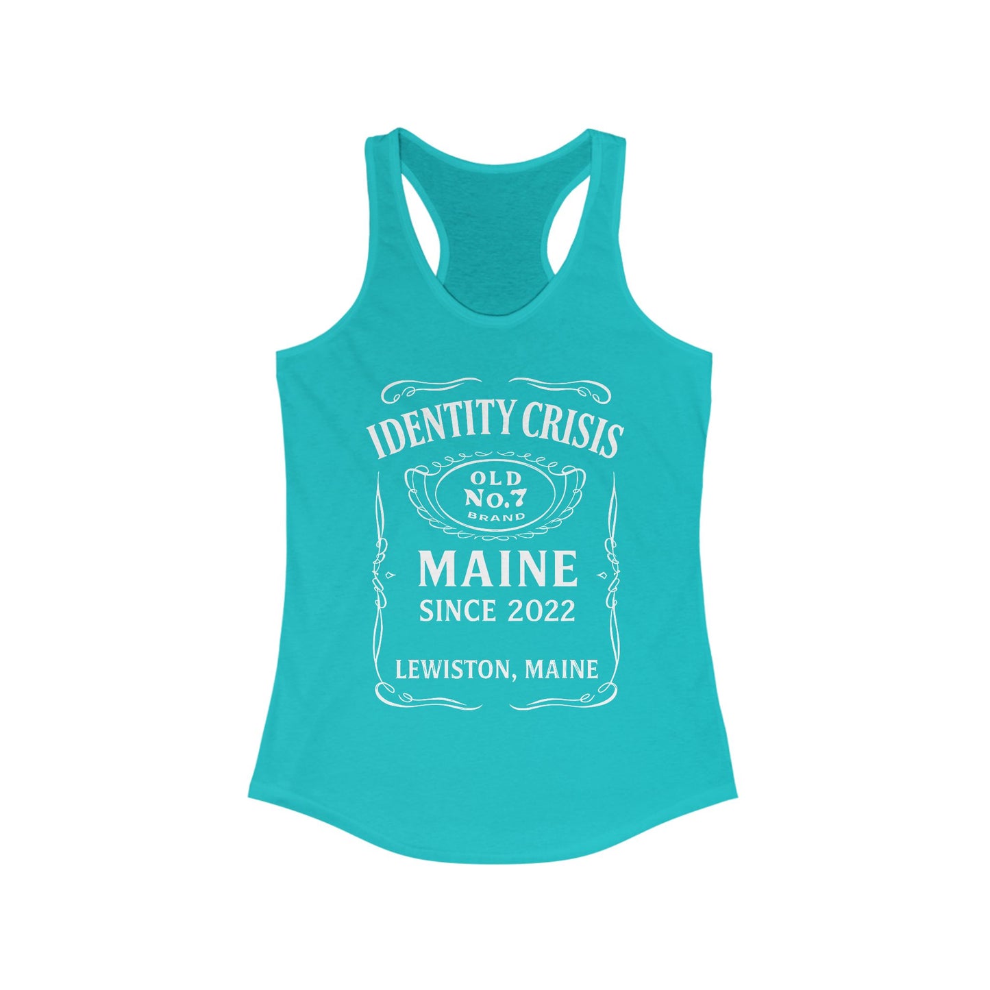 Identity Crisis Women's Racerback Tank Jack Daniel's Edition