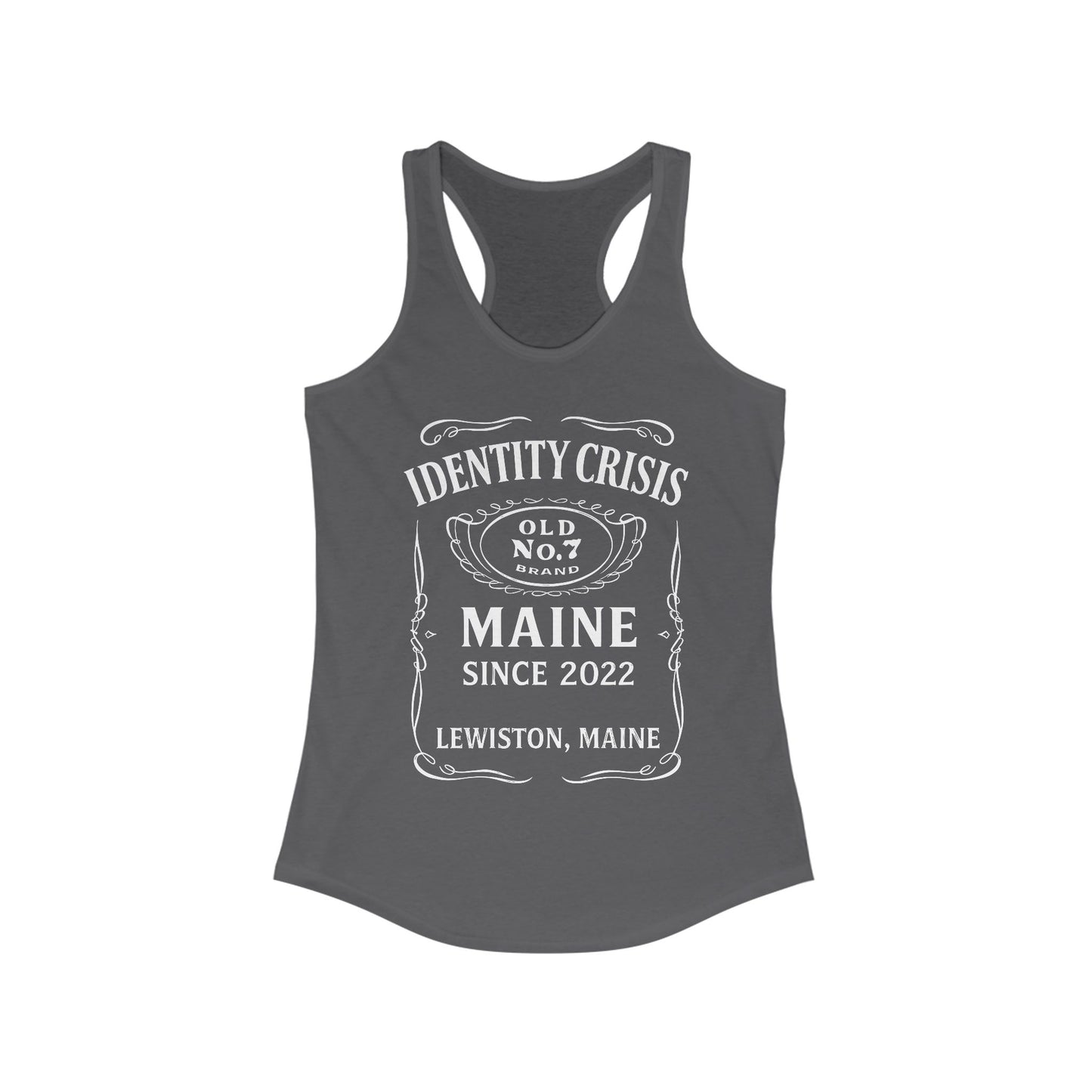 Identity Crisis Women's Racerback Tank Jack Daniel's Edition