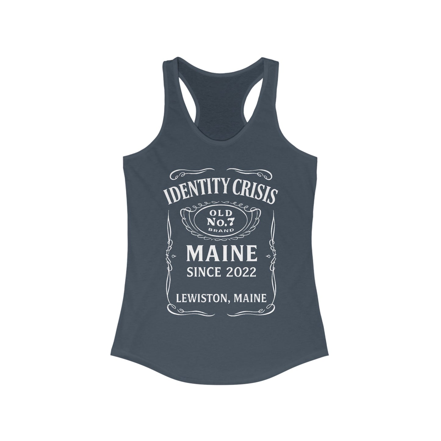 Identity Crisis Women's Racerback Tank Jack Daniel's Edition