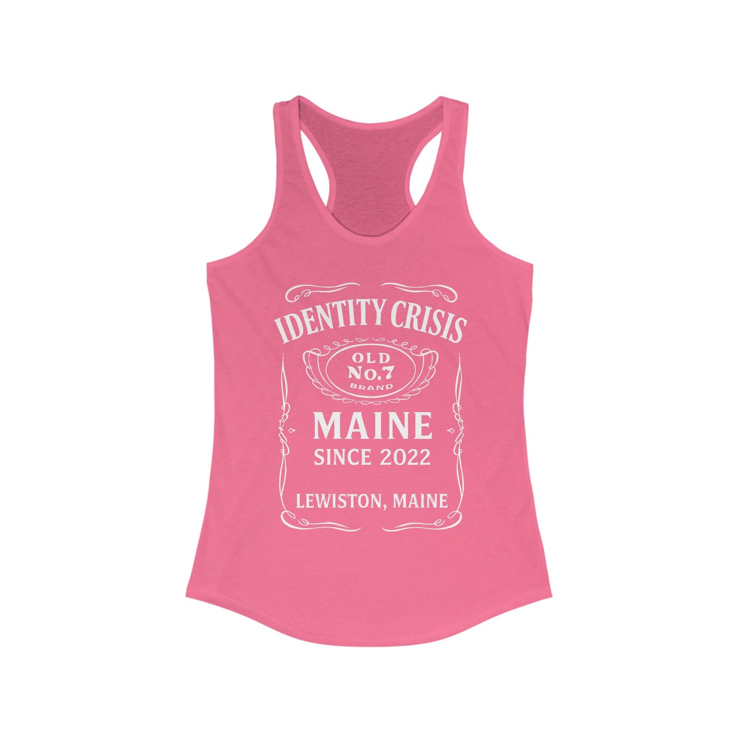 Identity Crisis Women's Racerback Tank Jack Daniel's Edition