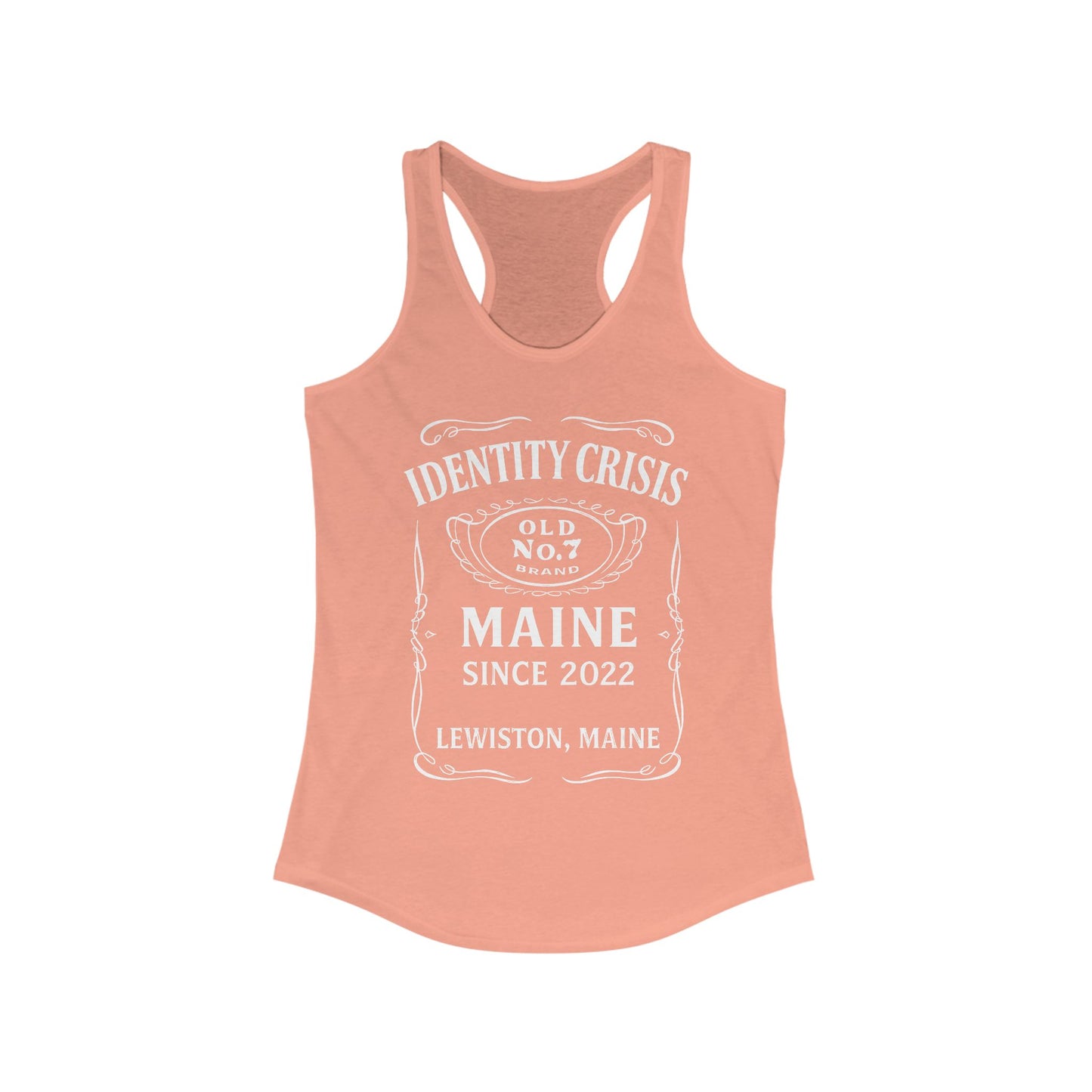 Identity Crisis Women's Racerback Tank Jack Daniel's Edition