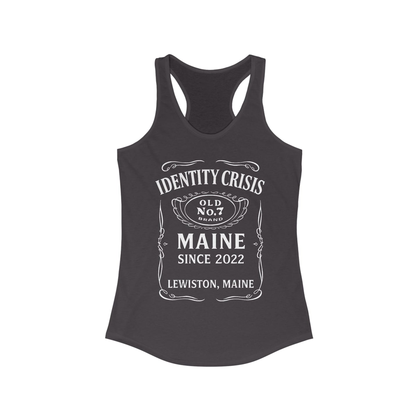 Identity Crisis Women's Racerback Tank Jack Daniel's Edition