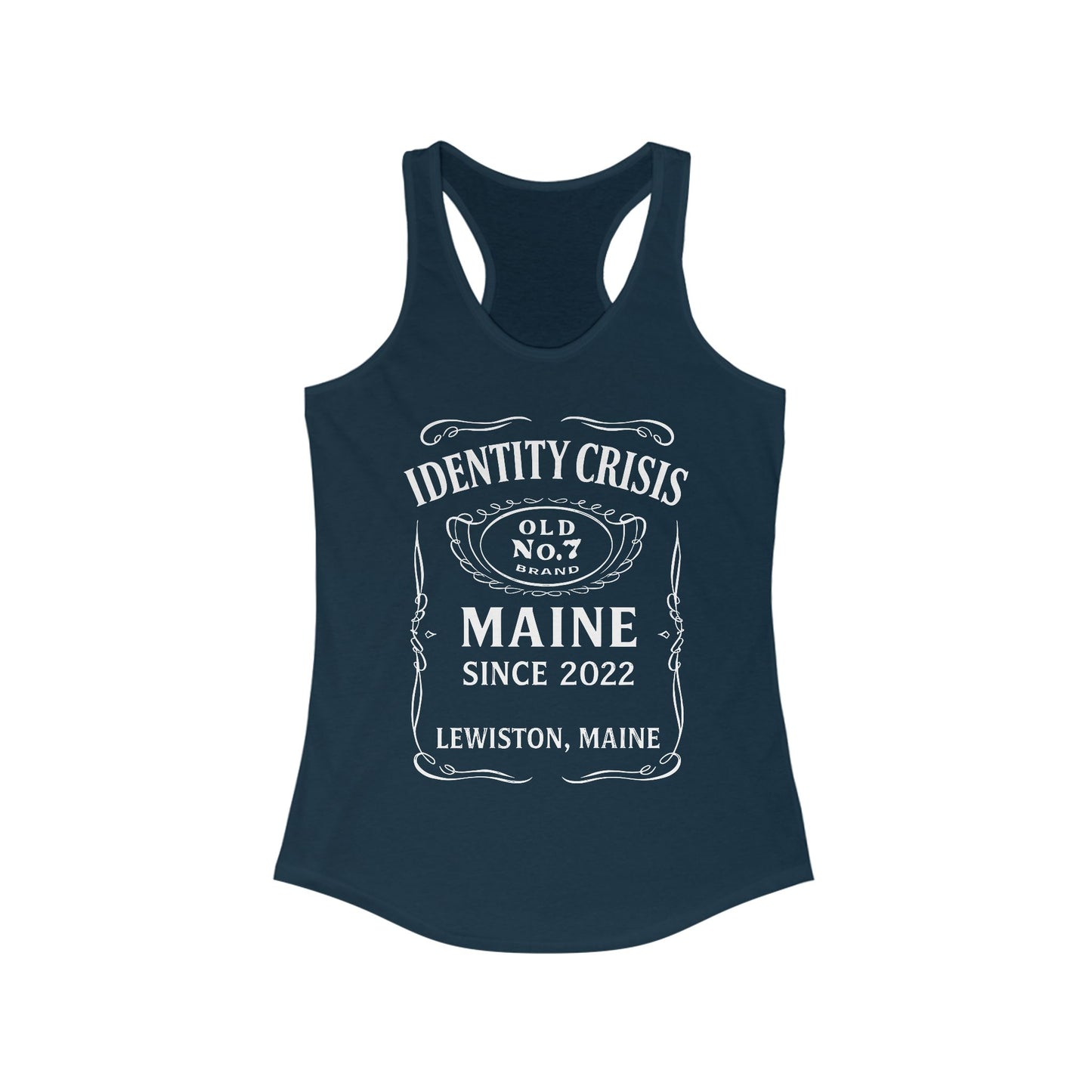 Identity Crisis Women's Racerback Tank Jack Daniel's Edition