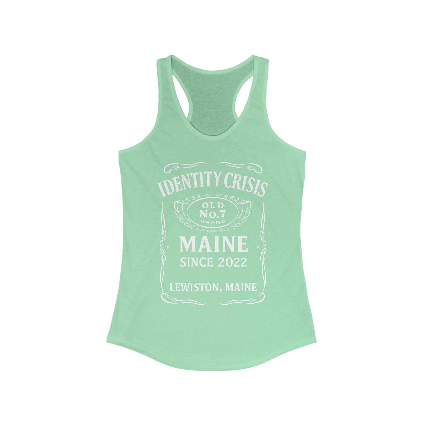 Identity Crisis Women's Racerback Tank Jack Daniel's Edition