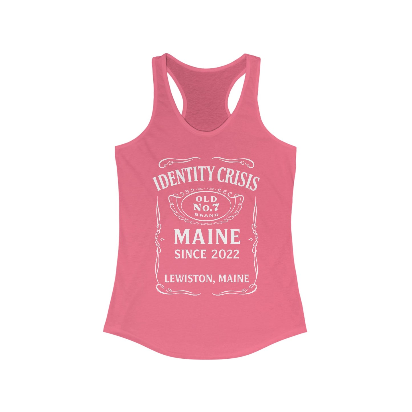 Identity Crisis Women's Racerback Tank Jack Daniel's Edition