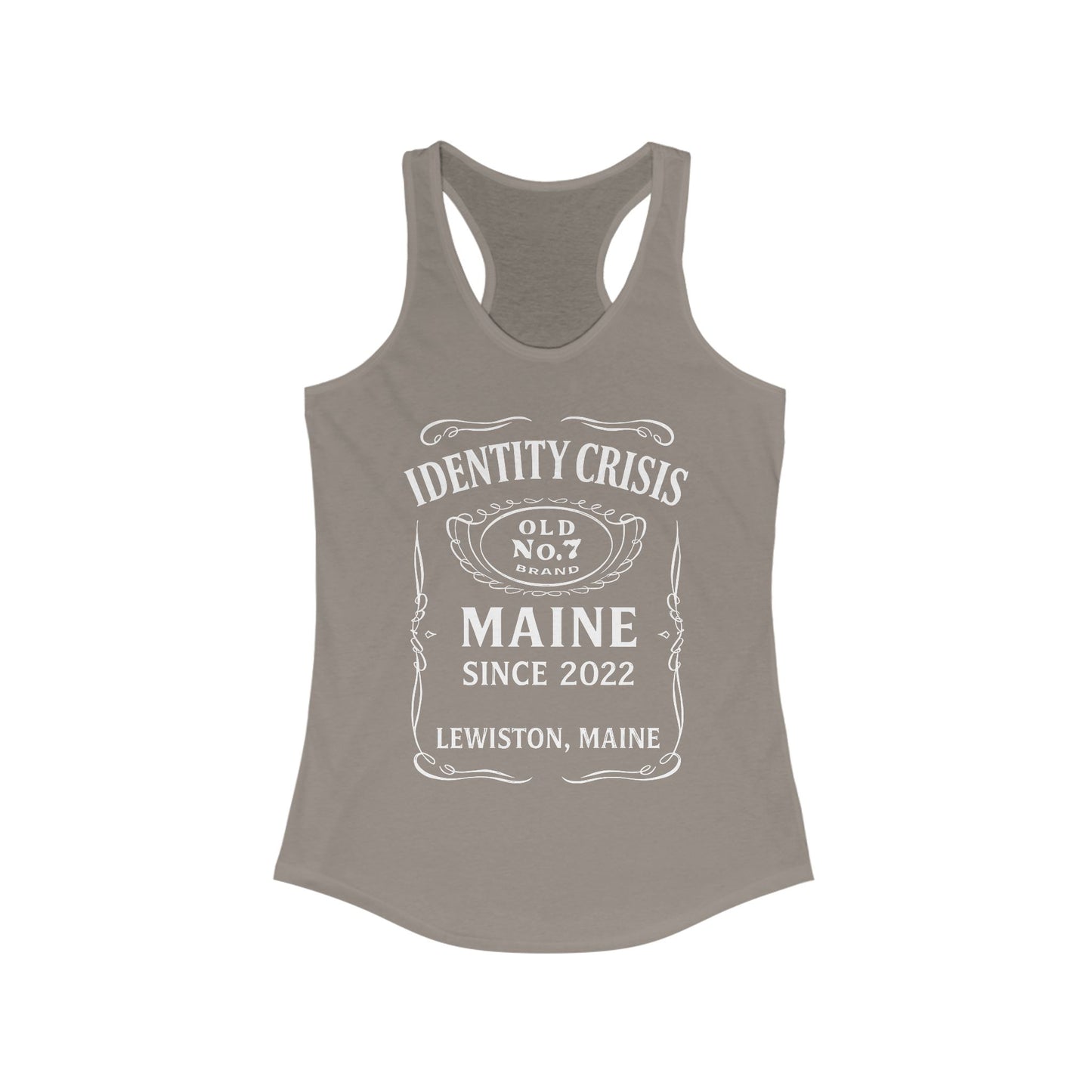 Identity Crisis Women's Racerback Tank Jack Daniel's Edition