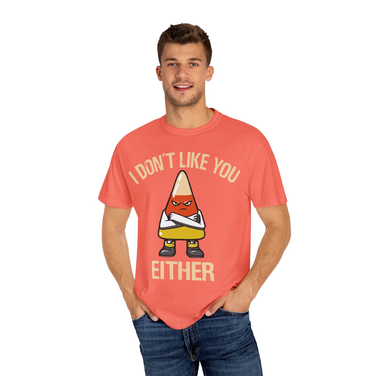 Candy Corn Unisex Garment-Dyed T-shirt