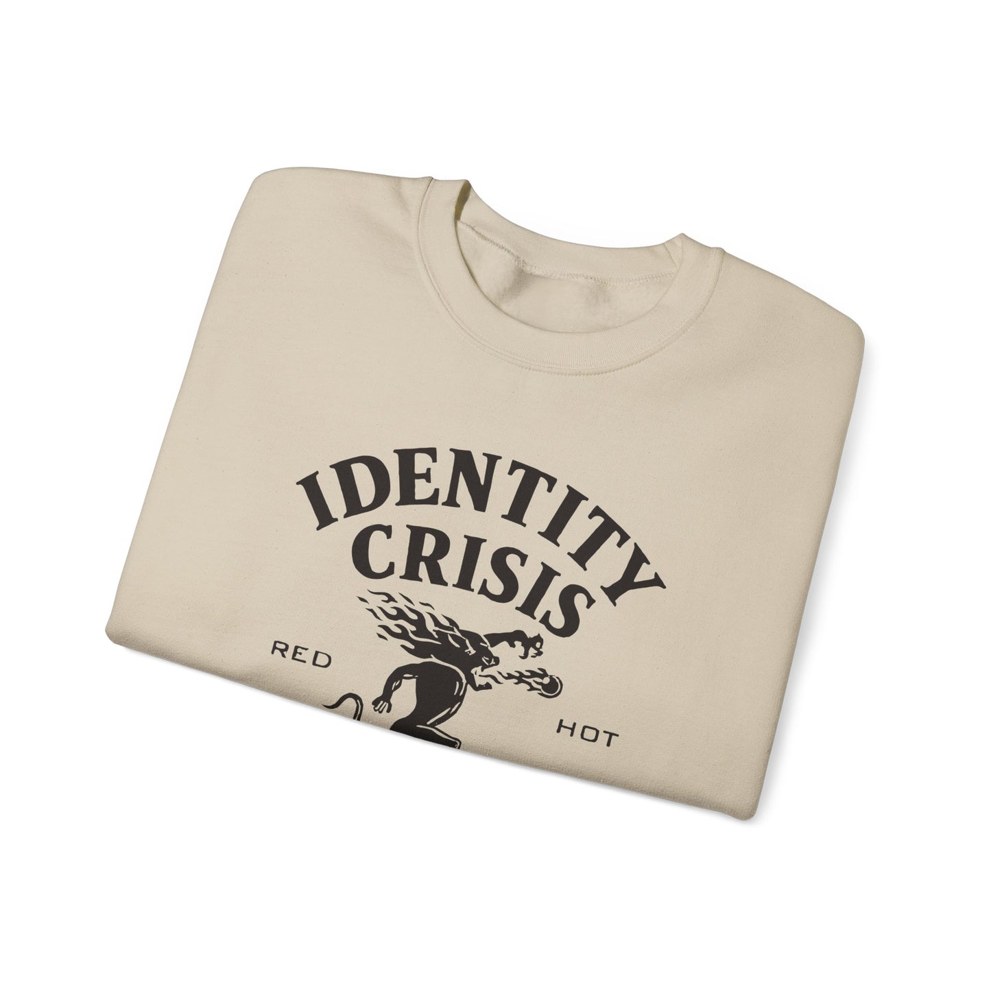 Identity Crisis Unisex Crewneck Sweatshirt Fireball Edition