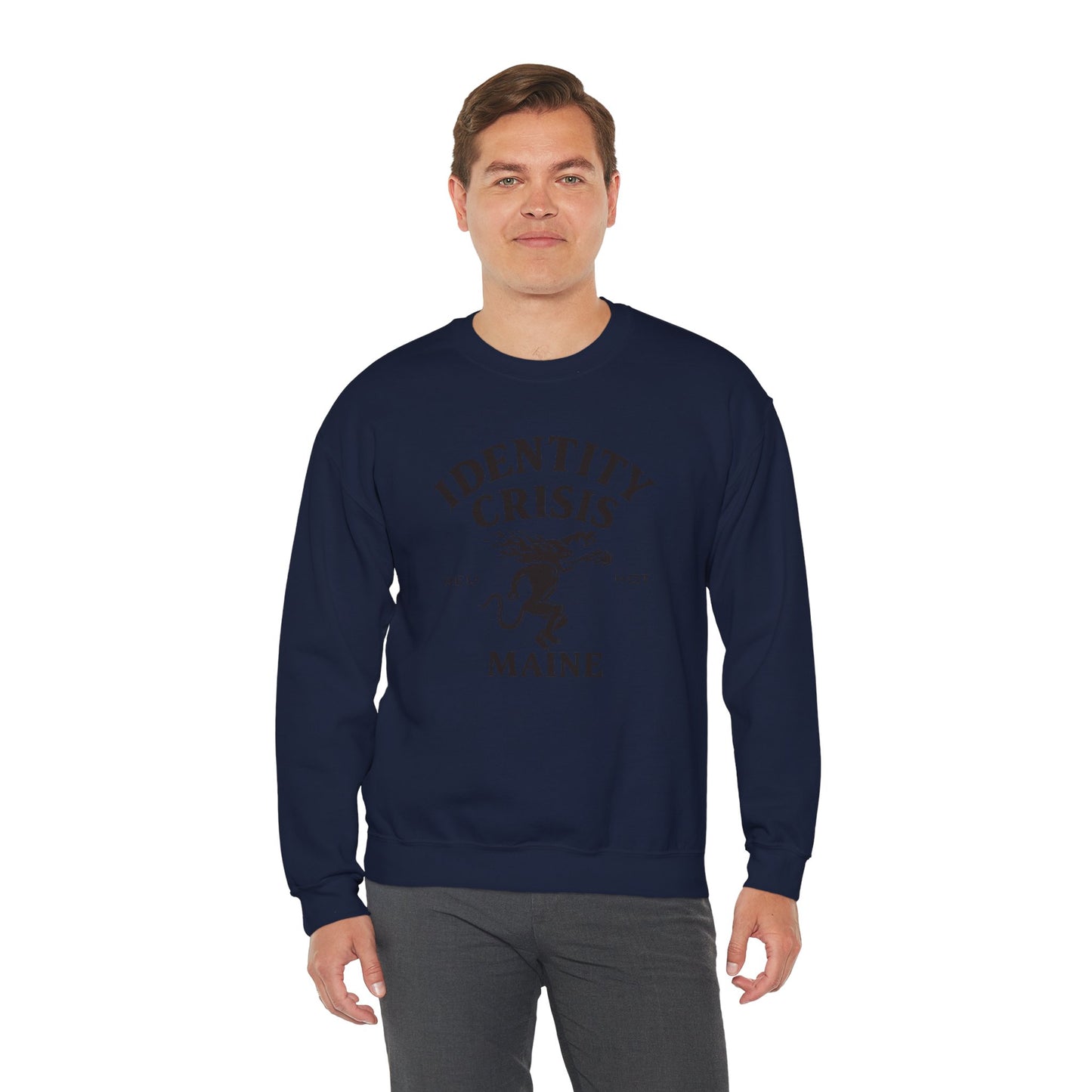 Identity Crisis Unisex Crewneck Sweatshirt Fireball Edition