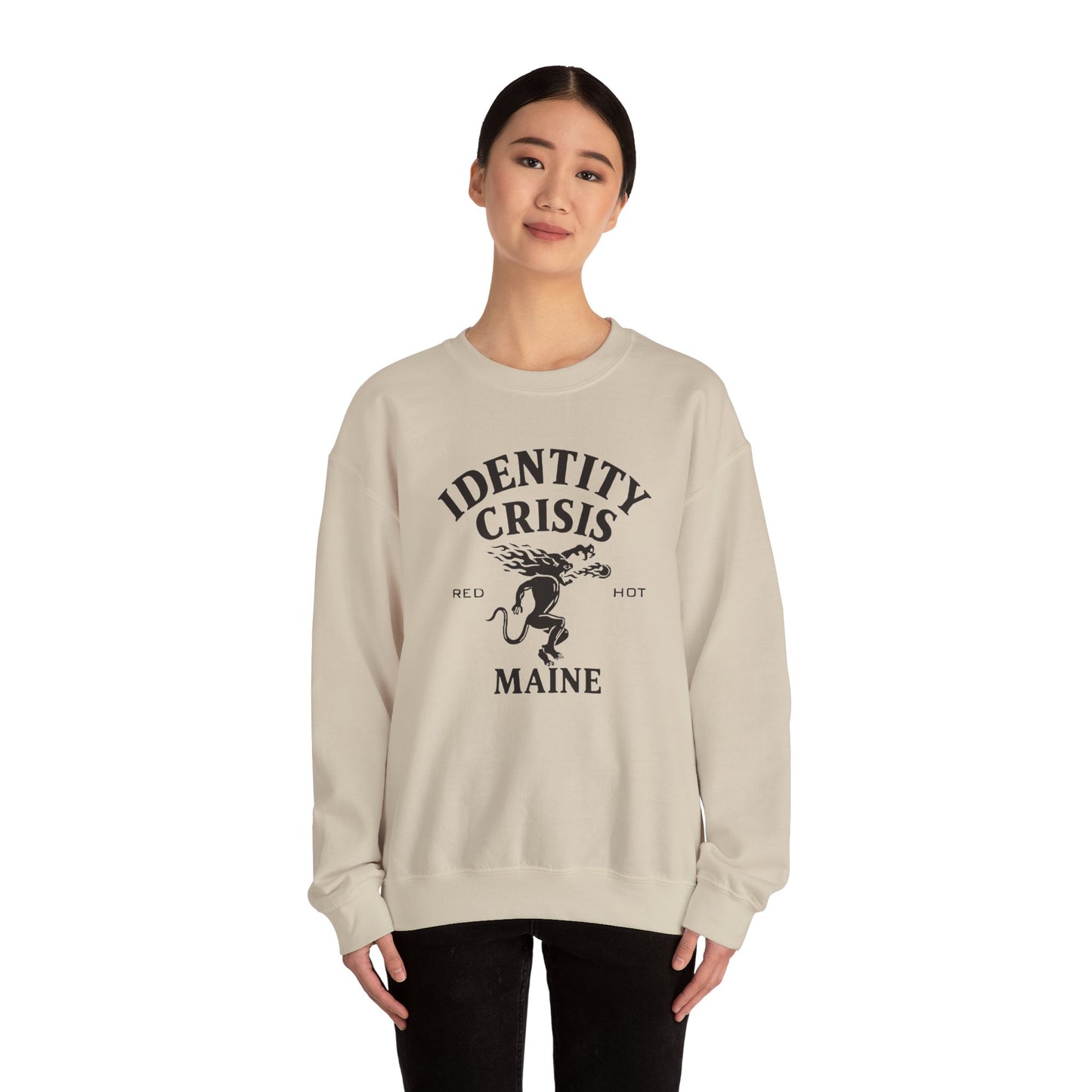 Identity Crisis Unisex Crewneck Sweatshirt Fireball Edition