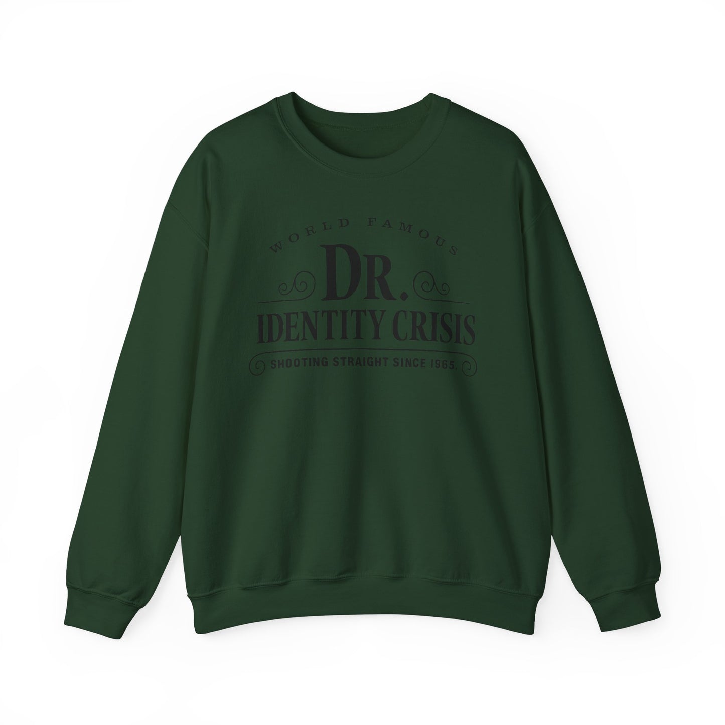 Identity Crisis Unisex Crewneck Sweatshirt Dr. McGillicuddy's Edition