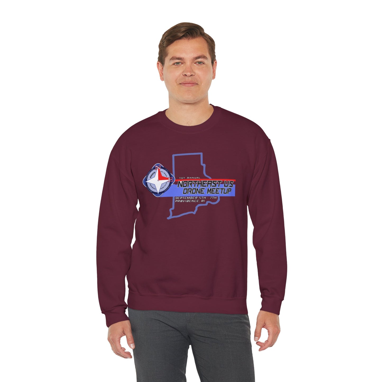 Inaugural Northeast Drone Meetup Crewneck Sweatshirt