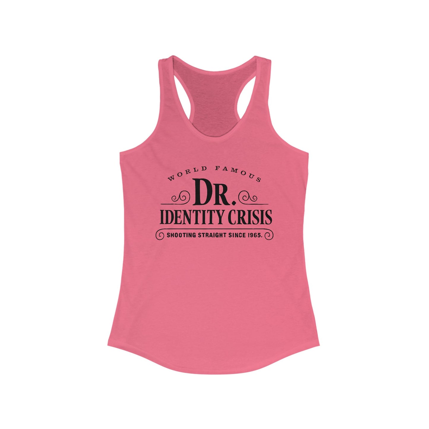 Identity Crisis Women's Racerback Tank Dr. McGillicuddy's Edition