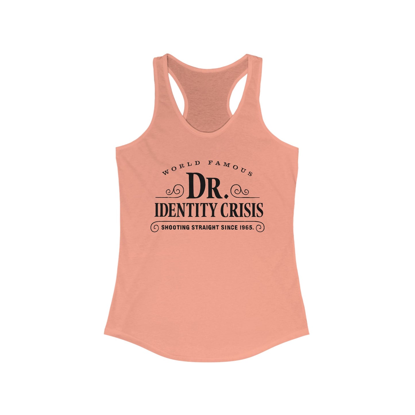 Identity Crisis Women's Racerback Tank Dr. McGillicuddy's Edition