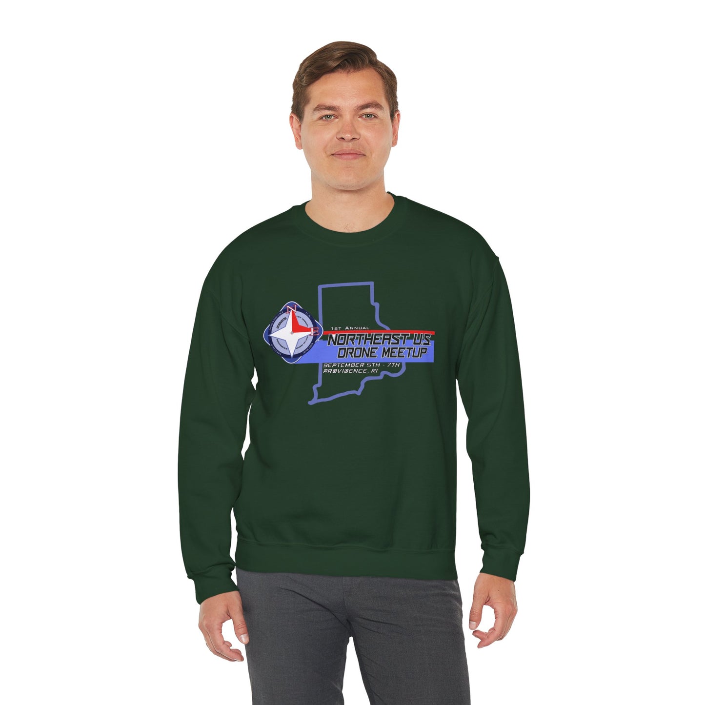 Inaugural Northeast Drone Meetup Crewneck Sweatshirt