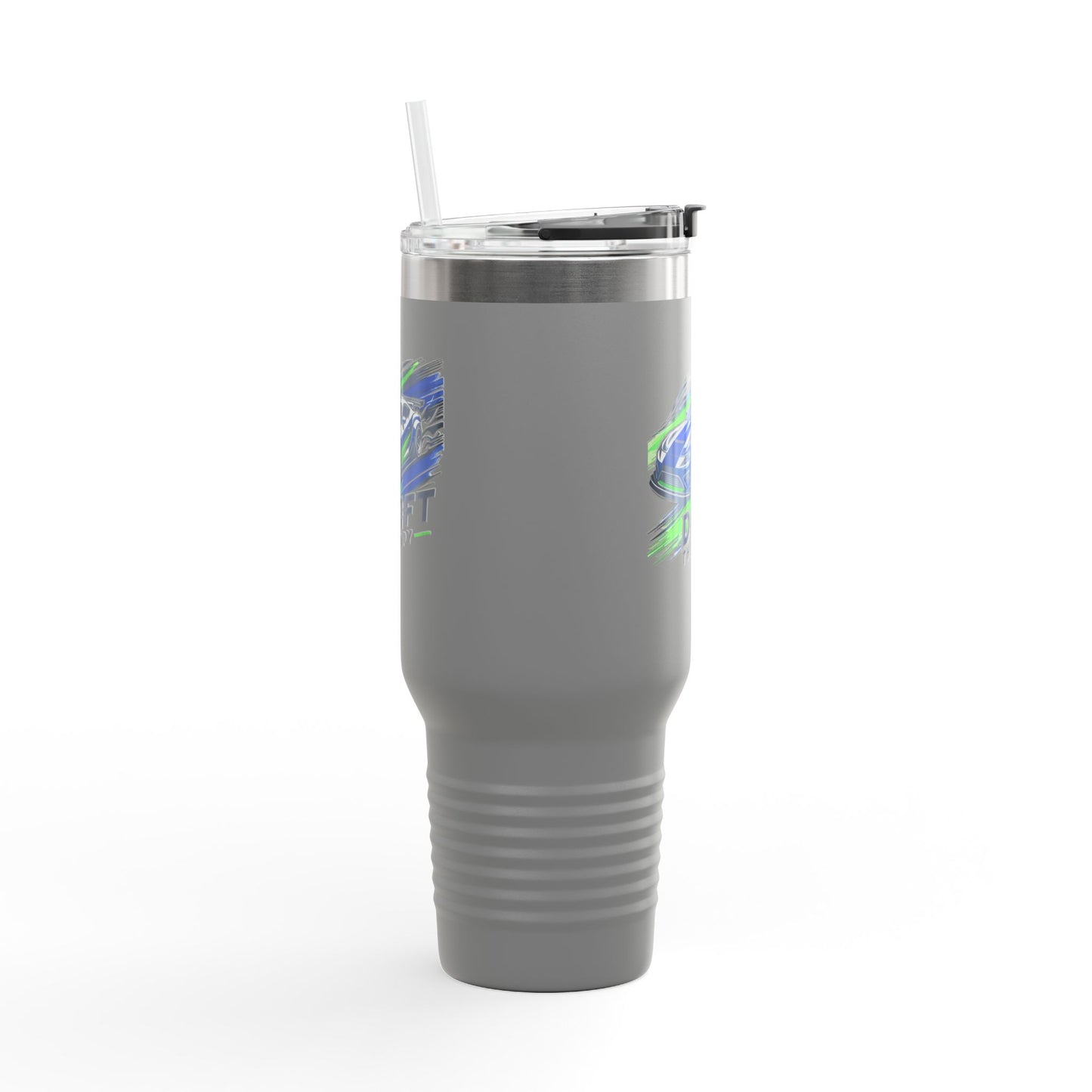 Drift Therapy Insulated Travel Mug | 40oz | Car Enthusiast Gift | Perfect for Road Trips, Coffee Lovers, Sports Fans, Outdoors