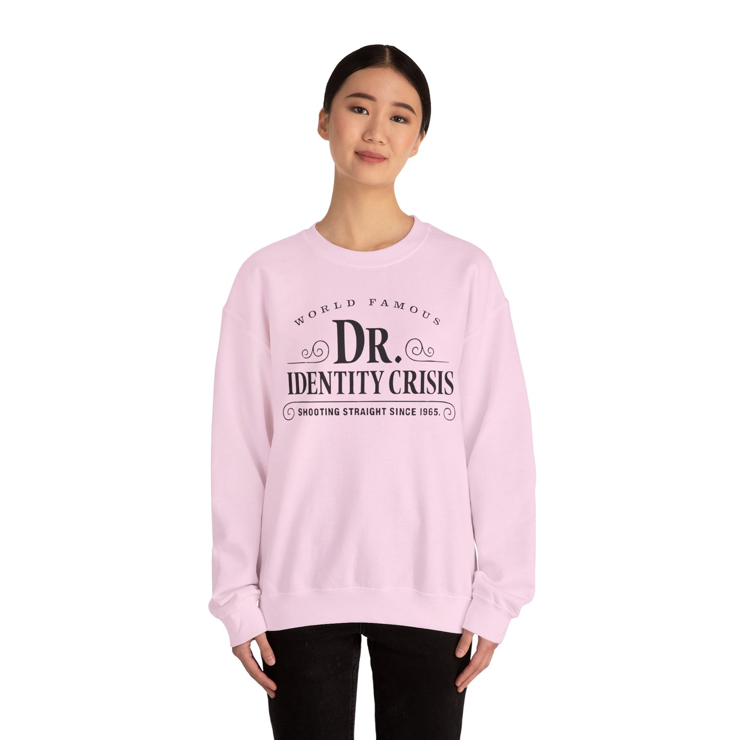 Identity Crisis Unisex Crewneck Sweatshirt Dr. McGillicuddy's Edition