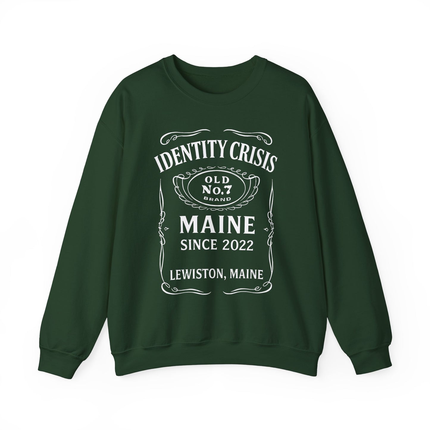 Identity Crisis Unisex Crewneck Sweatshirt Jack Daniel's Edition