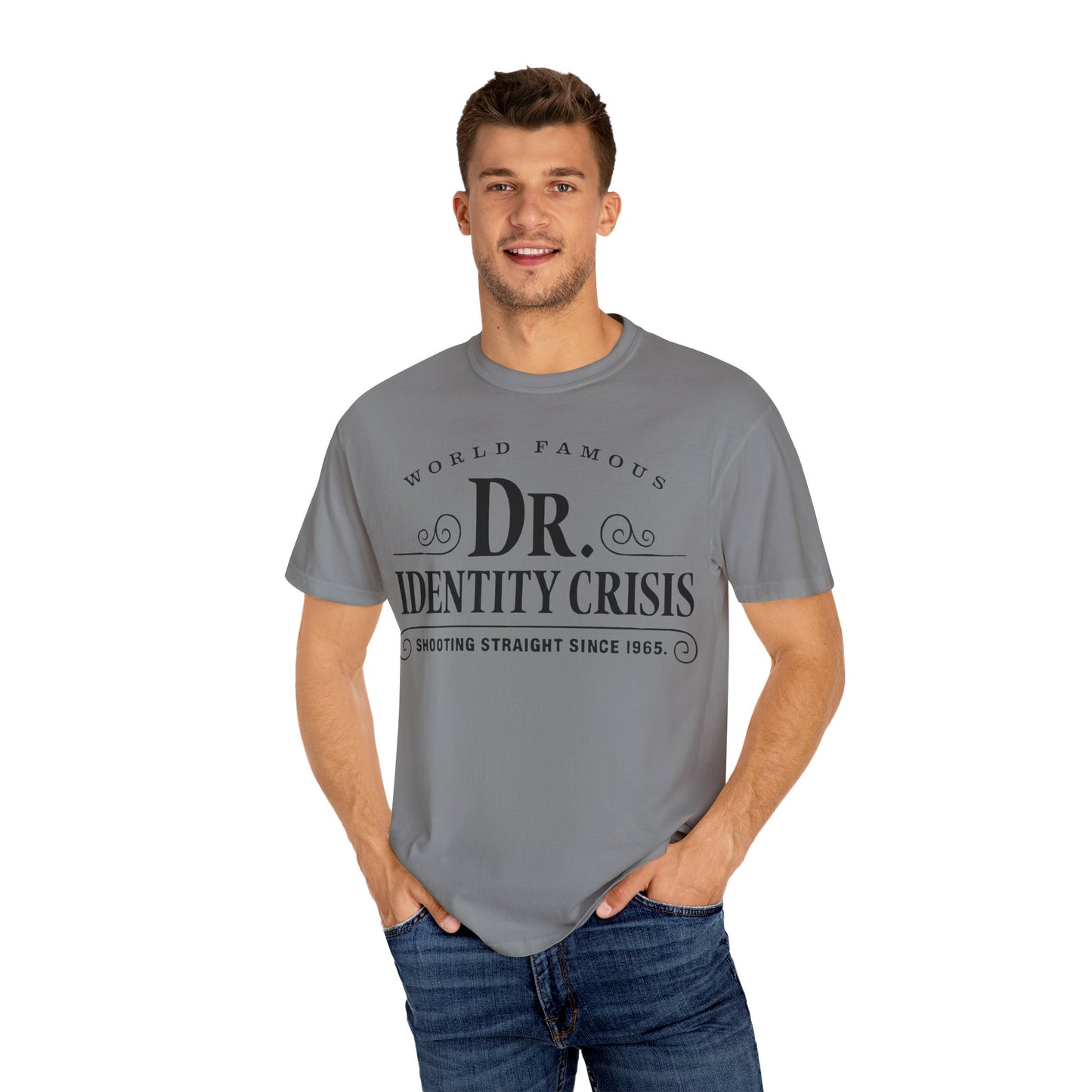 Unisex Identity Crisis T-shirt Dr. McGillicuddy's Edition