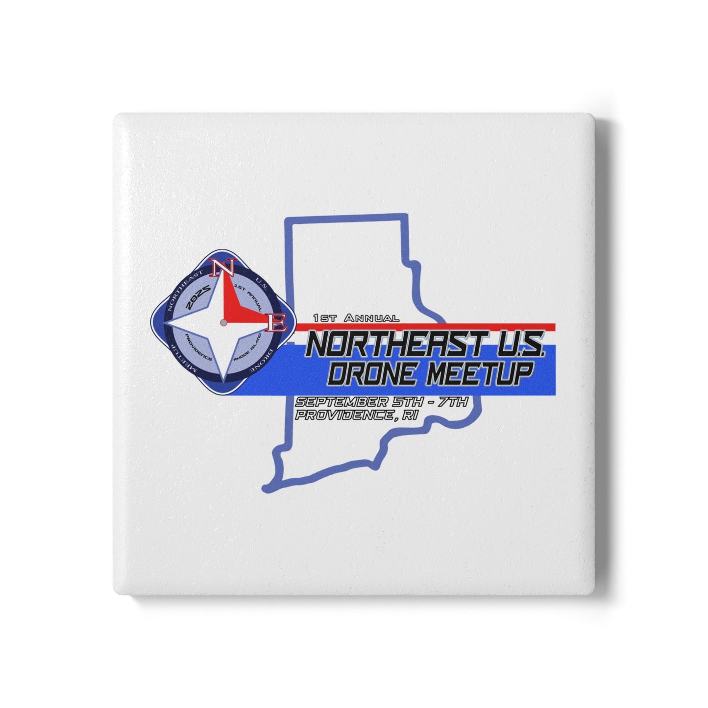 Inaugural Northeast Drone Meetup Ceramic Coaster