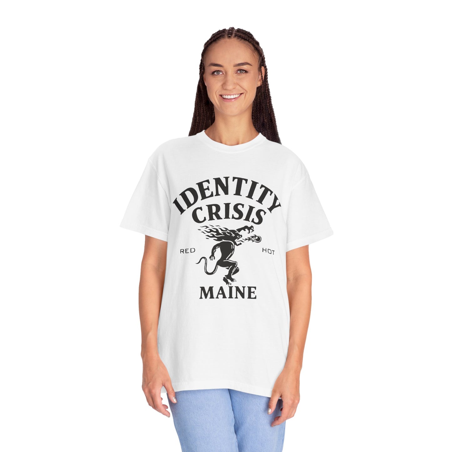 Unisex Identity Crisis T-shirt Fireball Edition