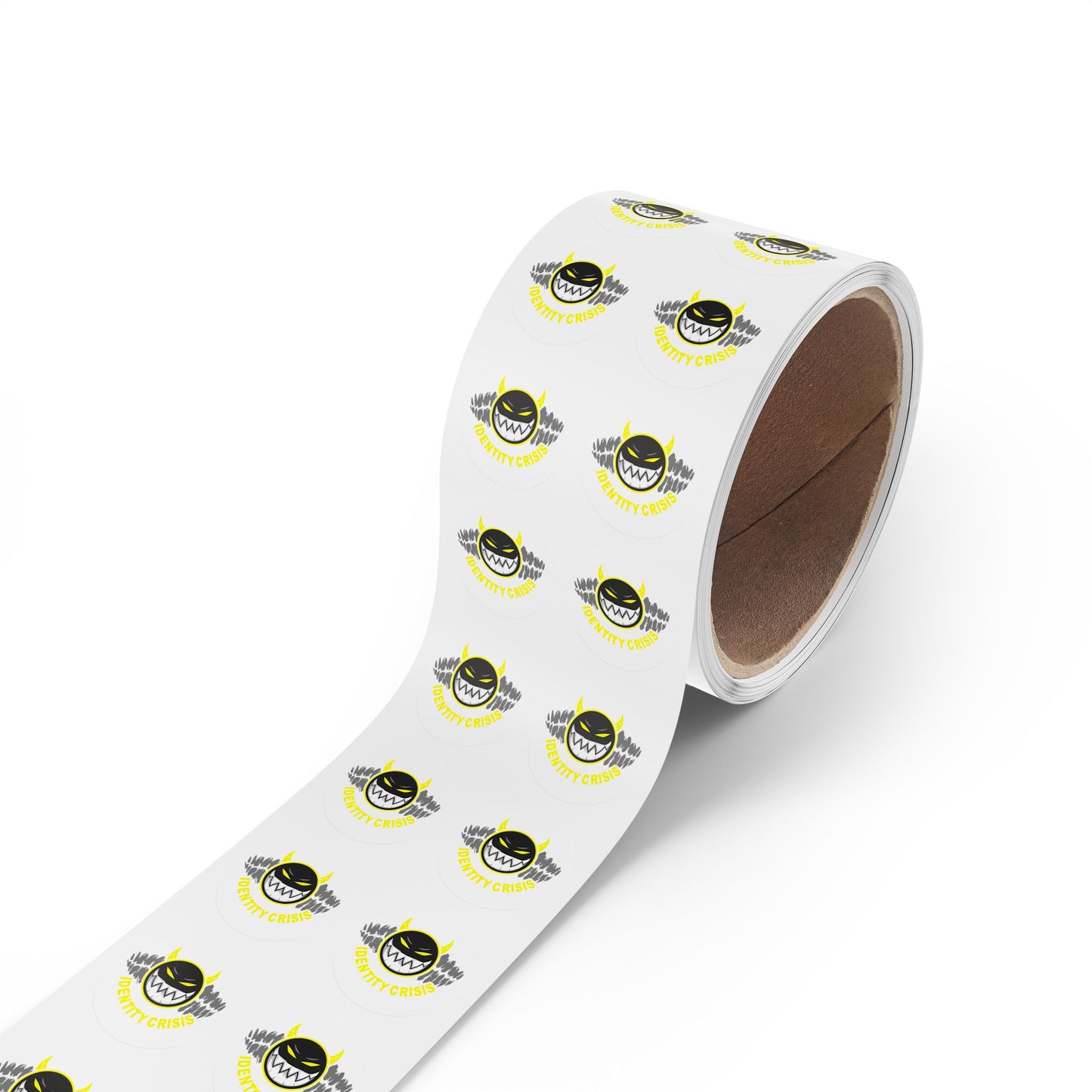 Identity Crisis Round Sticker Rolls