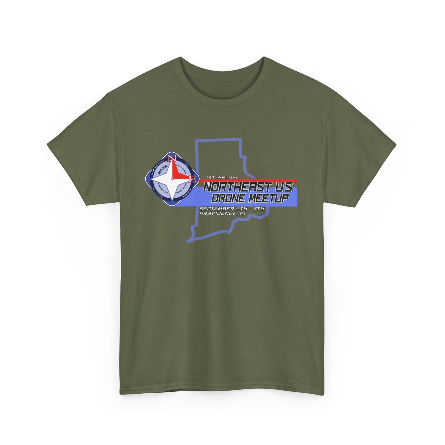 Inaugural Northeast Drone Meetup Unisex Tee, Drone