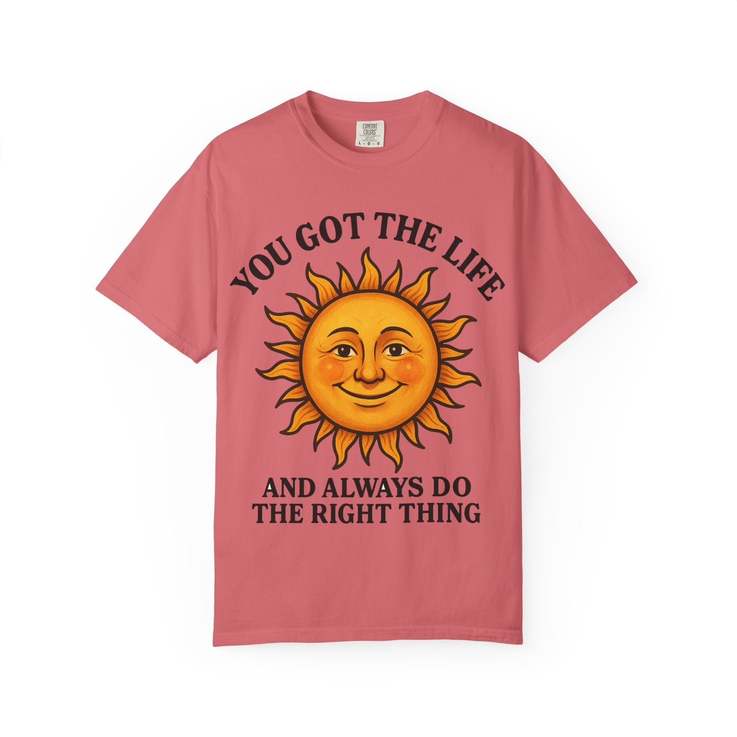 Sunny Vibes T-Shirt, Inspirational Tee for Positive Energy, Gift for Friends, Summer Fashion, Relaxed Lifestyle Wear