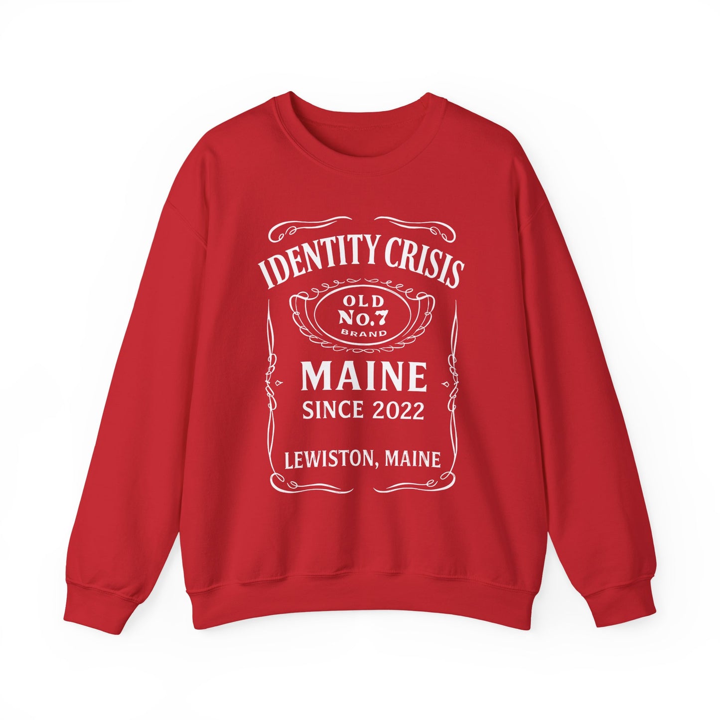 Identity Crisis Unisex Crewneck Sweatshirt Jack Daniel's Edition