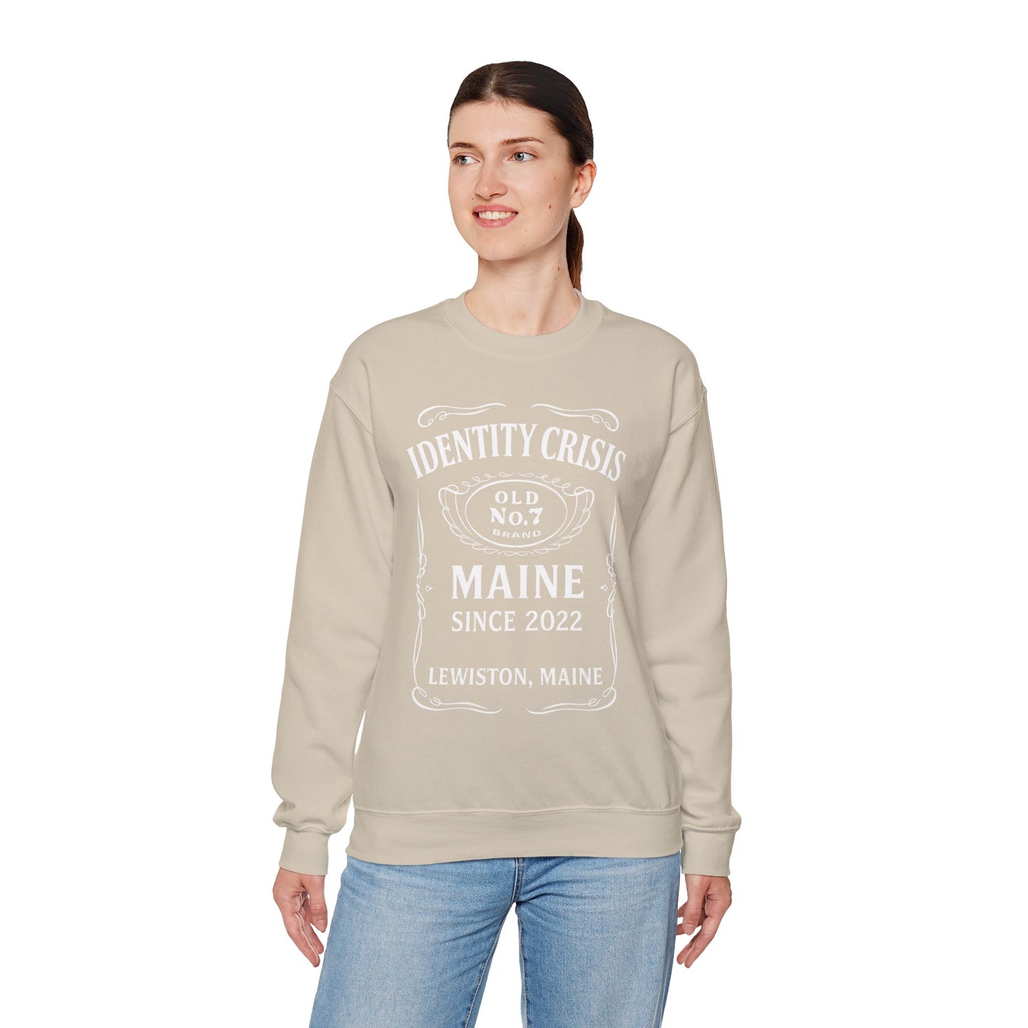Identity Crisis Unisex Crewneck Sweatshirt Jack Daniel's Edition