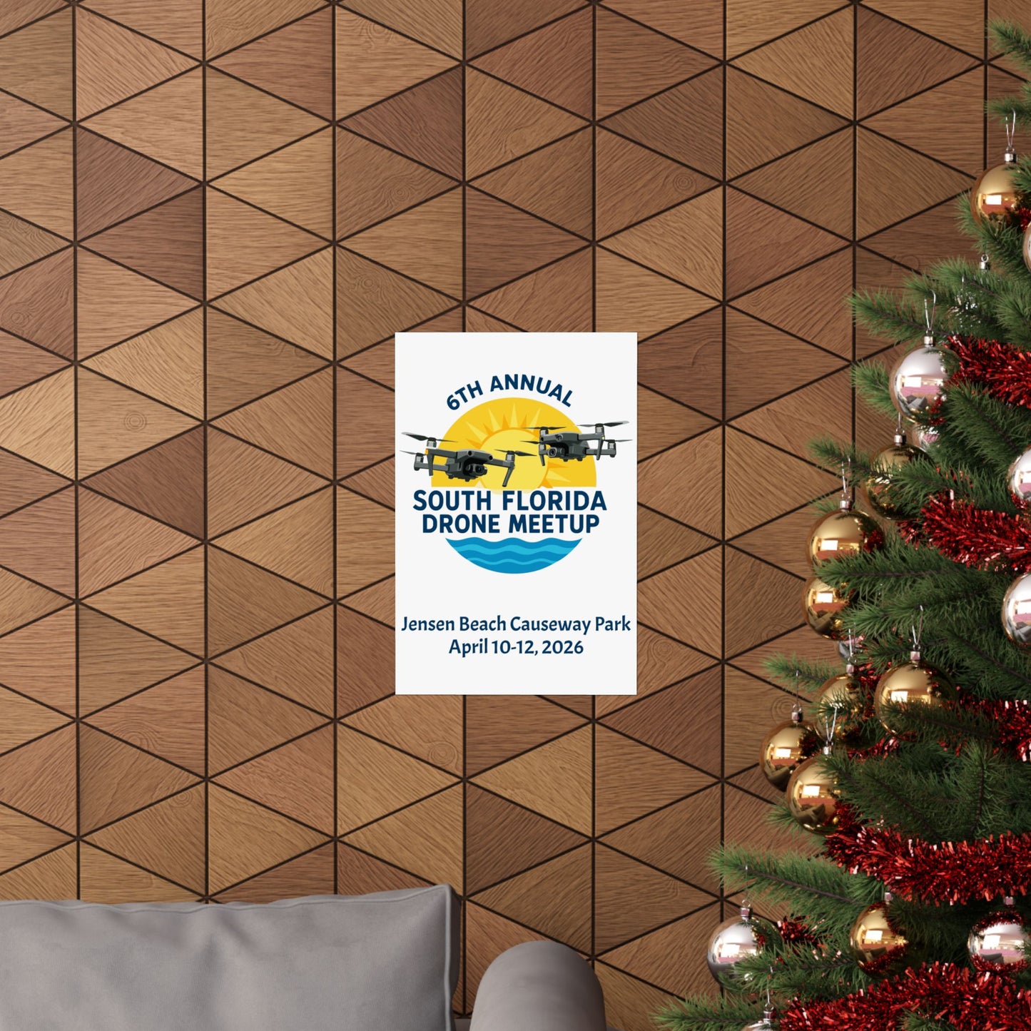 6th Annual South Florida Drone Meetup Poster