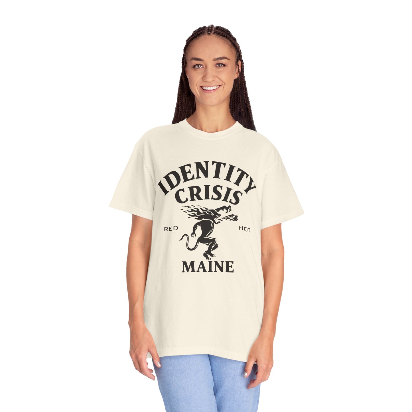 Unisex Identity Crisis T-shirt Fireball Edition