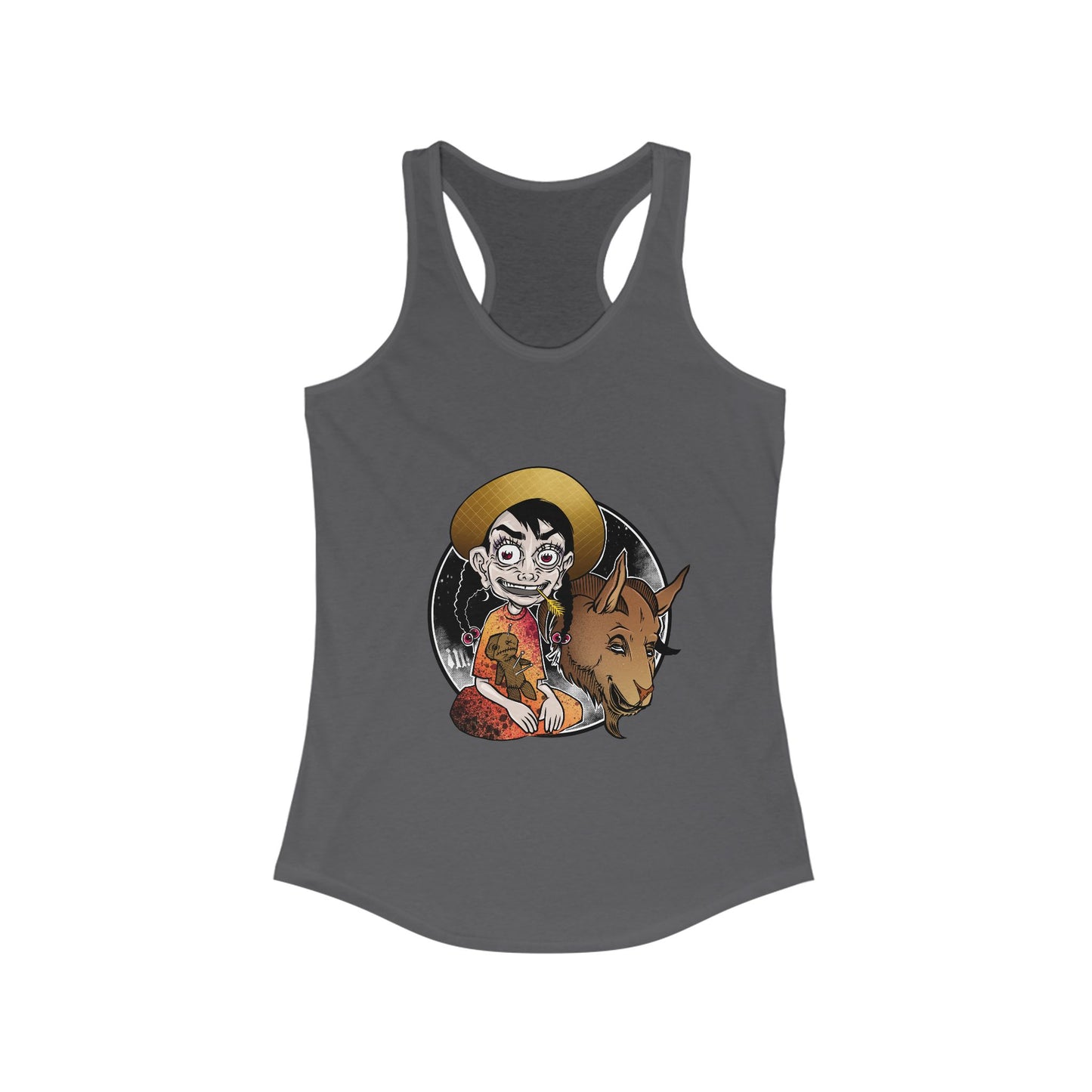 Ill! Artestry Goaty Women's Racerback Tank Top