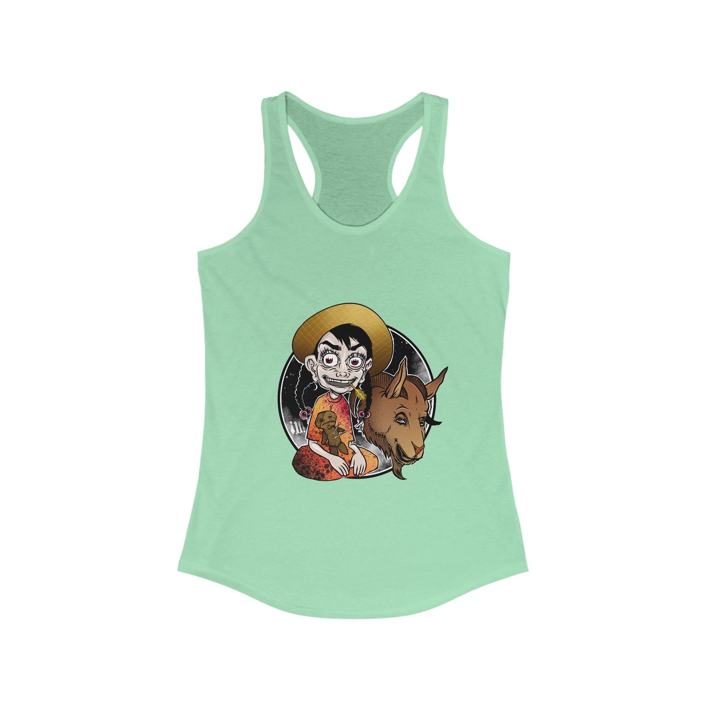 Ill! Artestry Goaty Women's Racerback Tank Top
